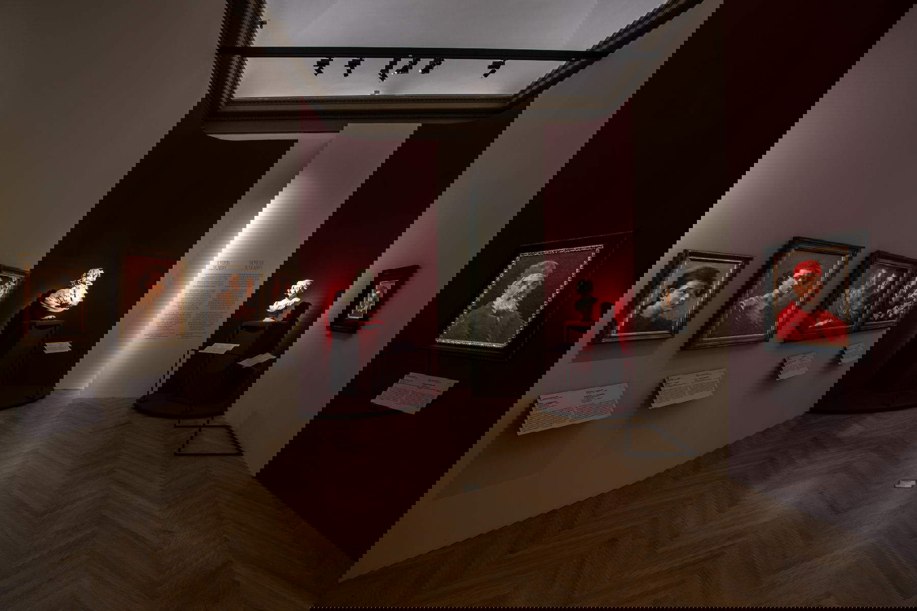 Allestimento della mostra Bernini e i Barberini presso Palazzo Barberini a Roma. Foto: Alberto Novelli