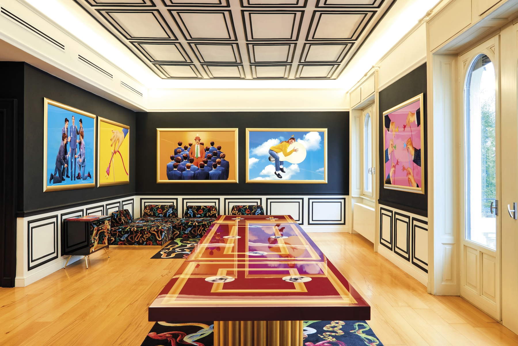 Vue de l'exposition Made of Energy - Enel goes pop by Toiletpaper. Photo : Andrea Ceppi