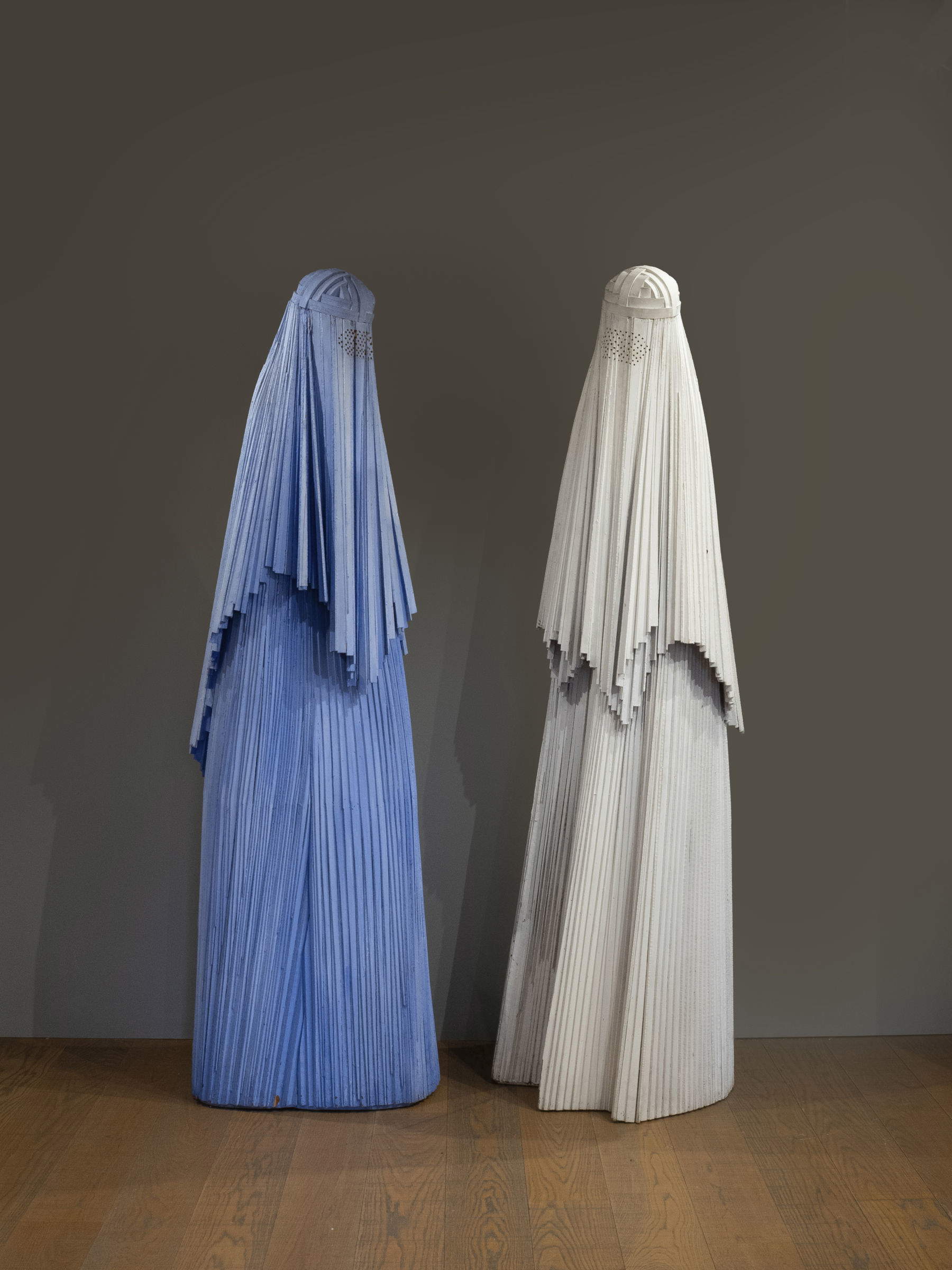 Montaje de la exposición Mario Ceroli. Mito y Materia en la galería Tornabuoni Arte de Florencia. Foto: Tornabuoni Arte
