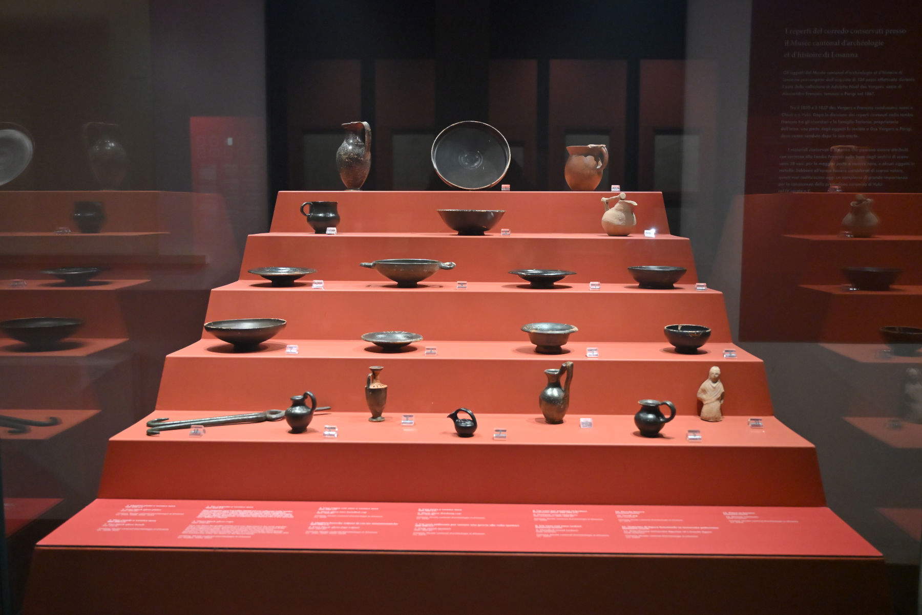 Setup for the “Return of the Heroes” exhibition at the Villa Giulia Museum. Photo: Valentina Sensi