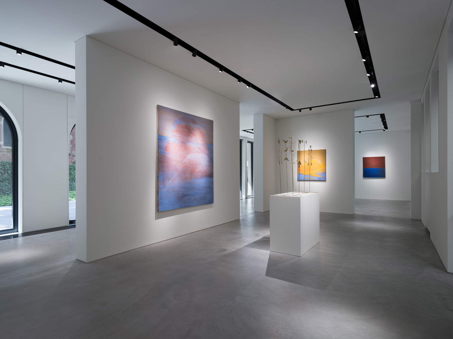Setting up of the Waves exhibition at Sanlorenzo House. Photo: &copy;Ugo Carmeni Studio 2026
