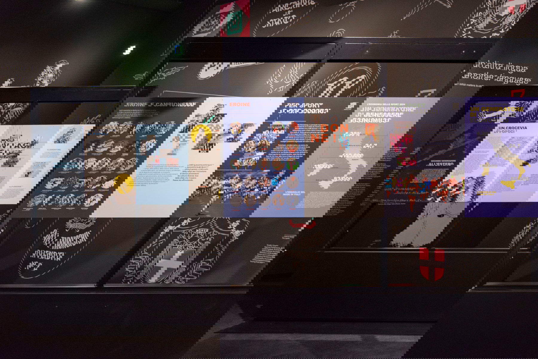 Vista de la exposición Más allá de los límites