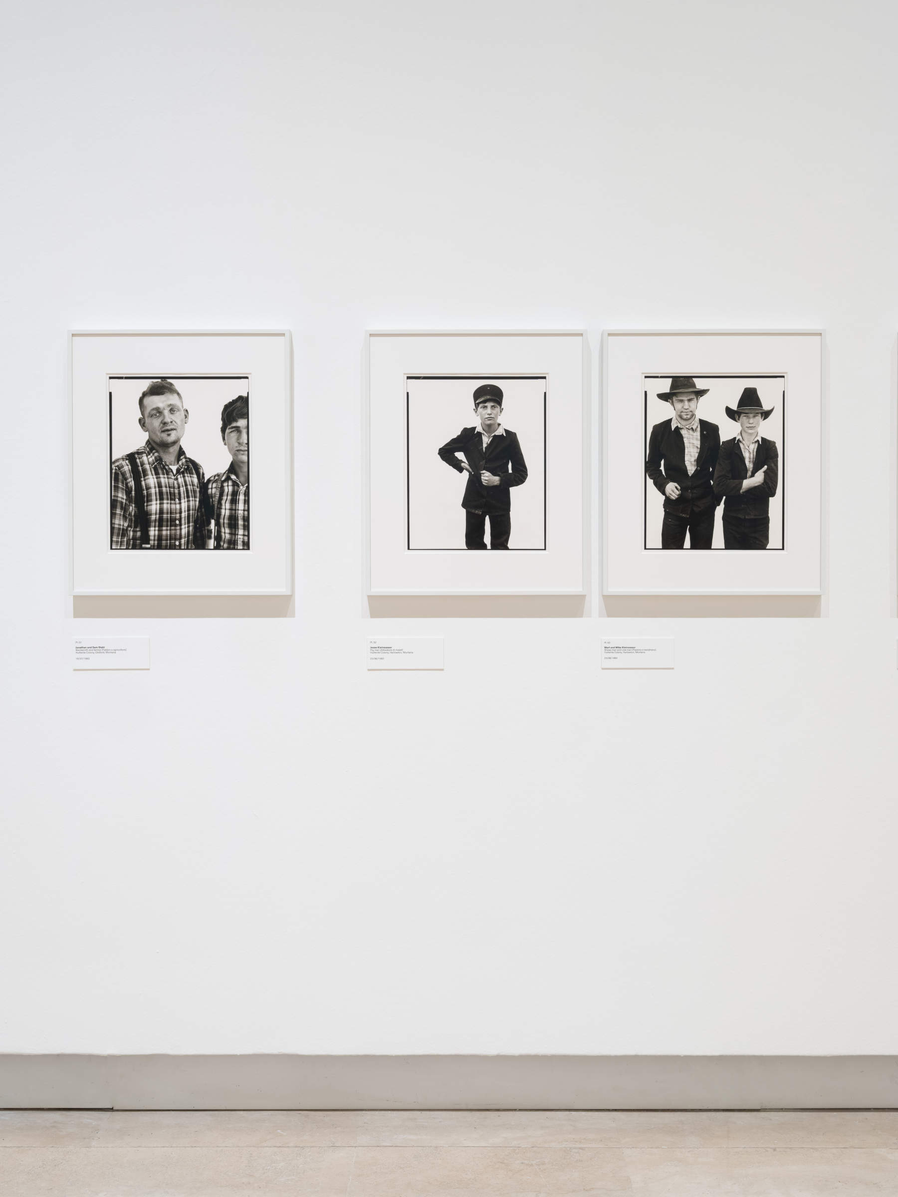 Vista de la exposición «Richard Avedon. In the American West. 1979-1984». Foto: Daniele Molajoli &copy; Azienda Speciale Palaexpo