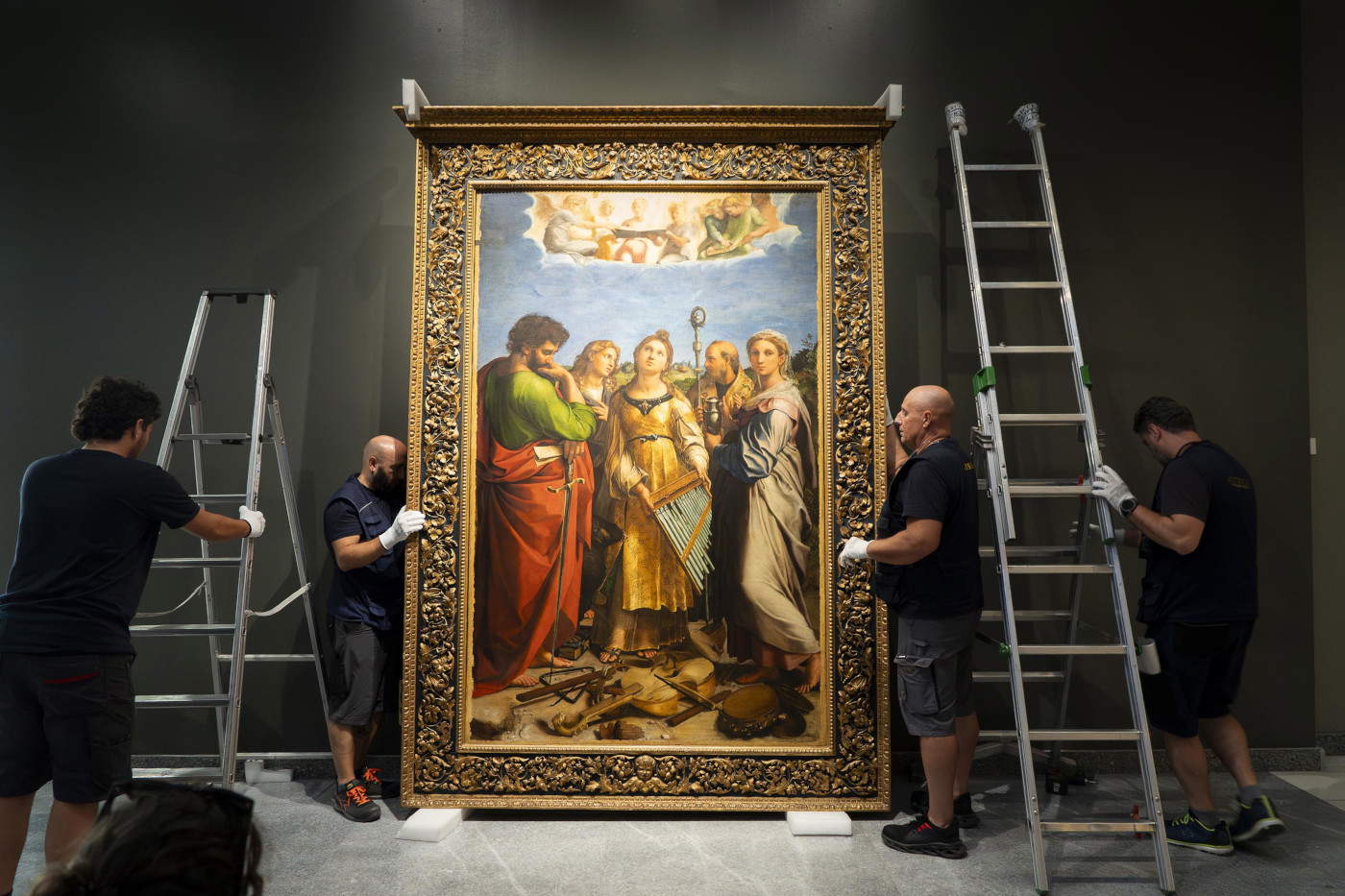 Set design for *The Ecstasy of Saint Cecilia*. Photo: Ornella De Carlo