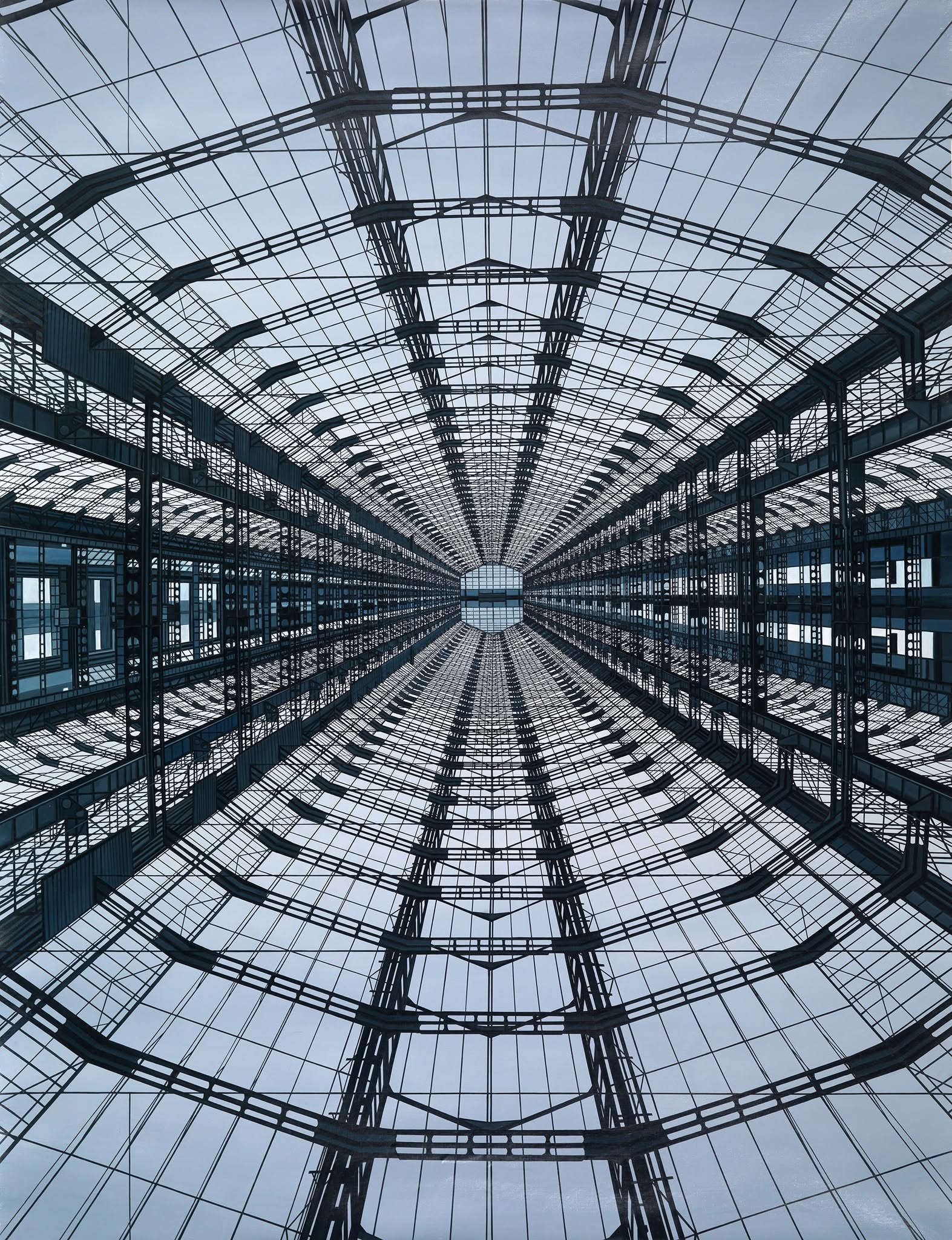 Andrea Chiesi, Ombra 21 (2009; óleo sobre lienzo, 140 x 100 cm)