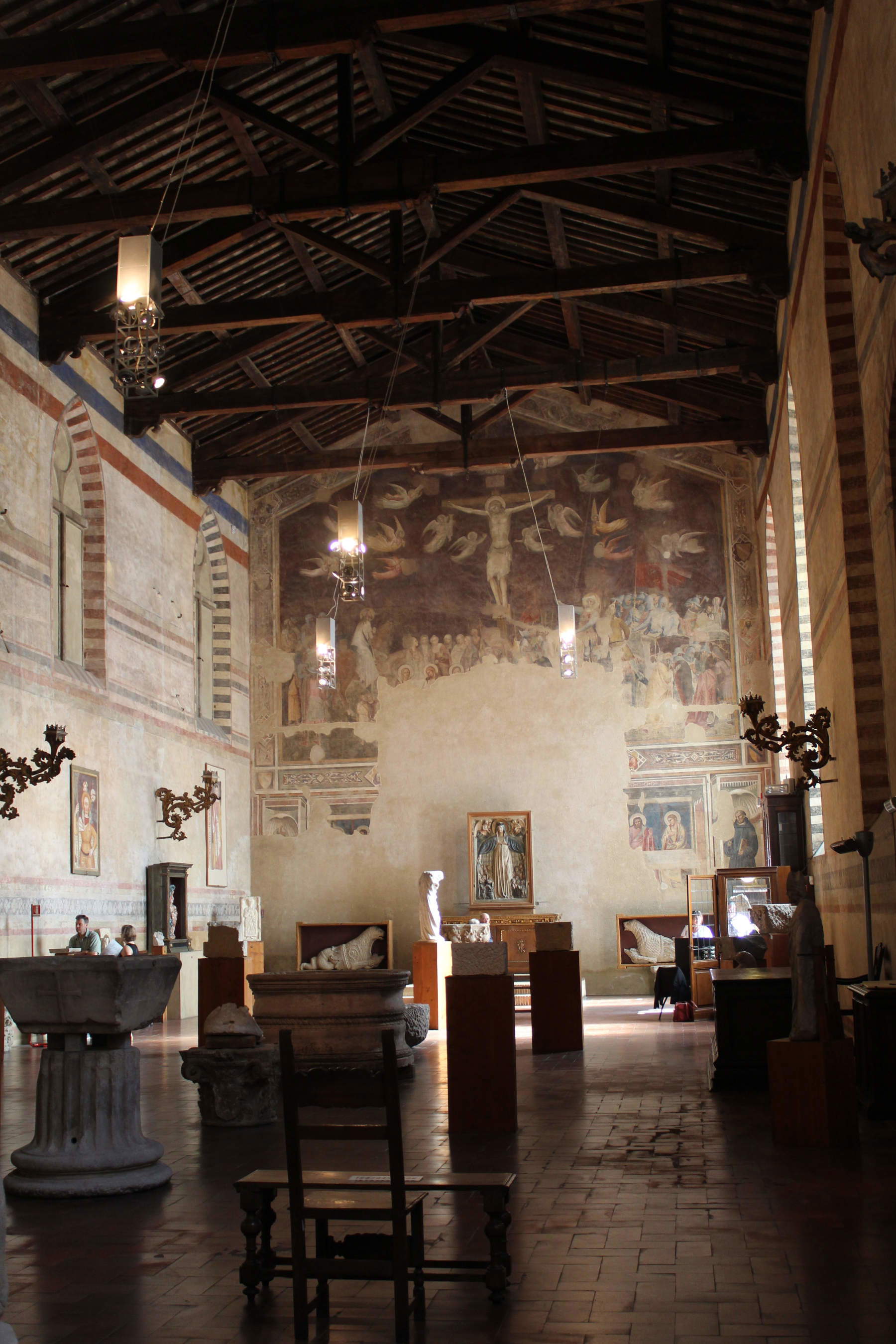 Andrea Orcagna, Cenacolo di Santo Spirito (1360-1365; affresco; Firenze, Museo del Cenacolo di Santo Spirito e Fondazione Romano). Foto: Wikimedia Commons | Oursana