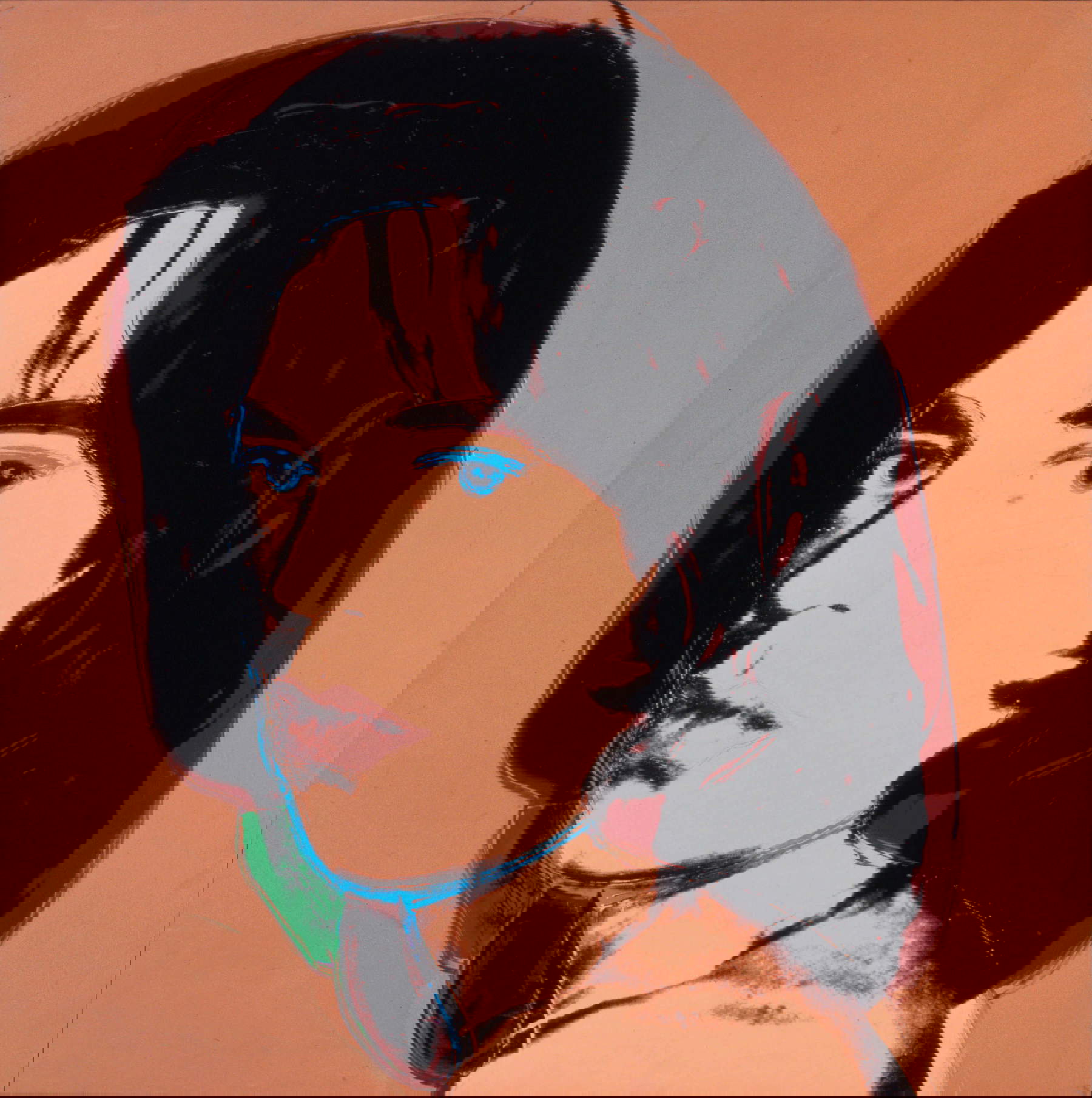 Andy Warhol, Mick Jagger (1975; Acrilico e inchiostro serigrafico su lino, 101,6 x 101,6 cm; Pittsburgh, the Andy Warhol Museum, Founding Collection, Contribution Dia Center for the Arts, 1997.1.8a) &copy; The Andy Warhol Foundation for the Visual Arts Inc., by SIAE 2026