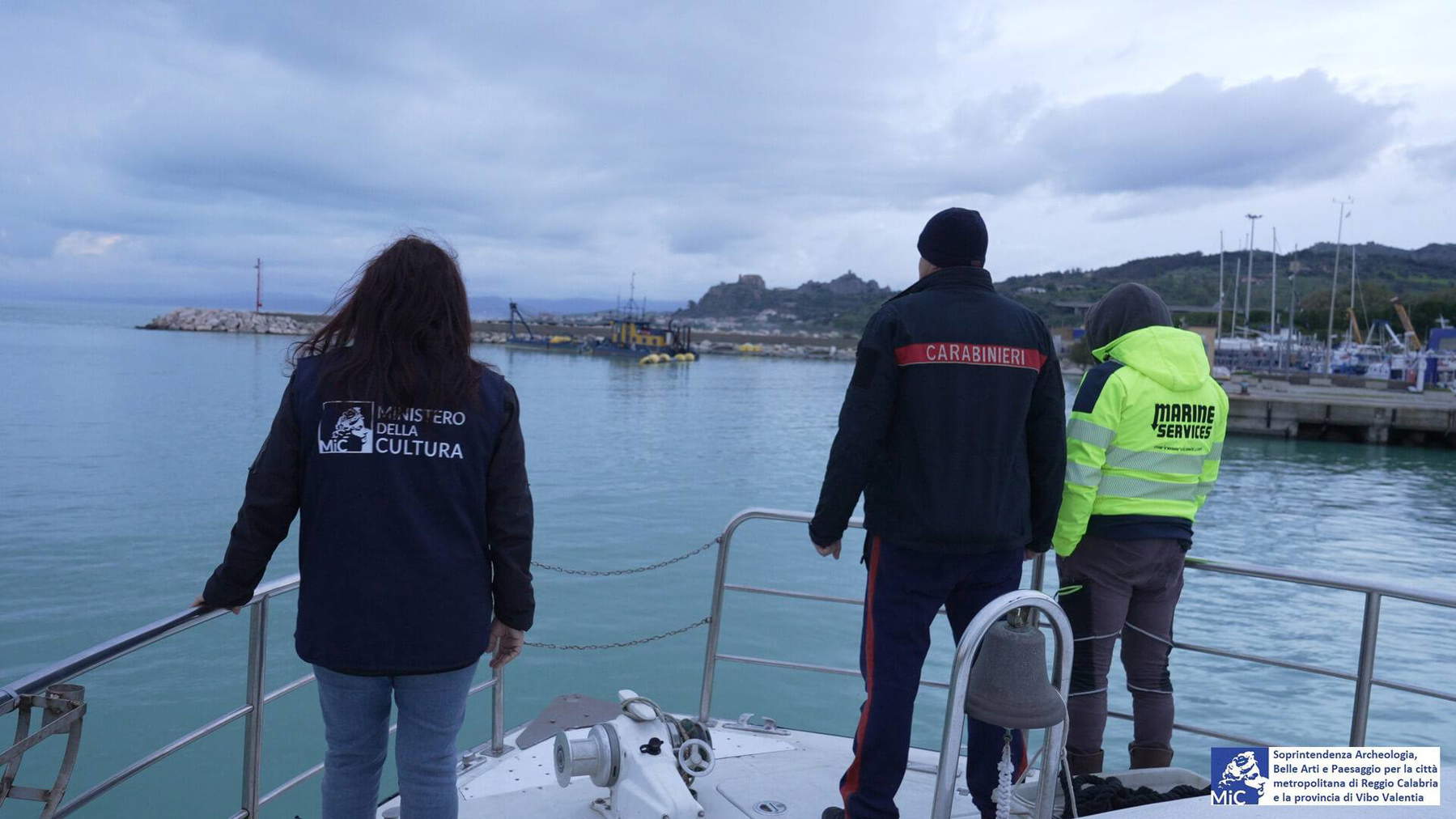 Anfore trovate a Monasterace. Foto: Ministero della Cultura / SABAP Reggio Calabria e Vibo Valentia