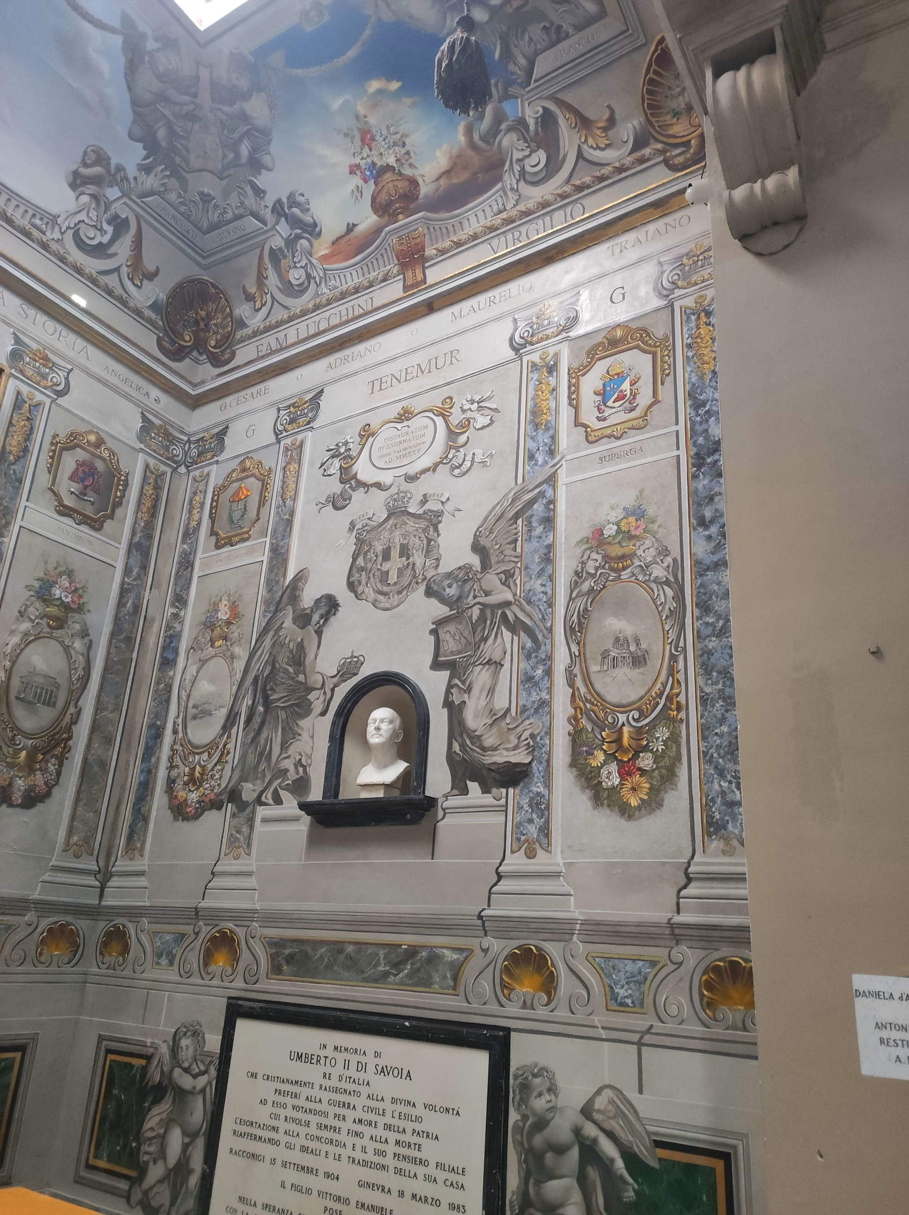 La Capilla del Crucifijo con el fresco recién repintado. Foto: Fabrizio Federici