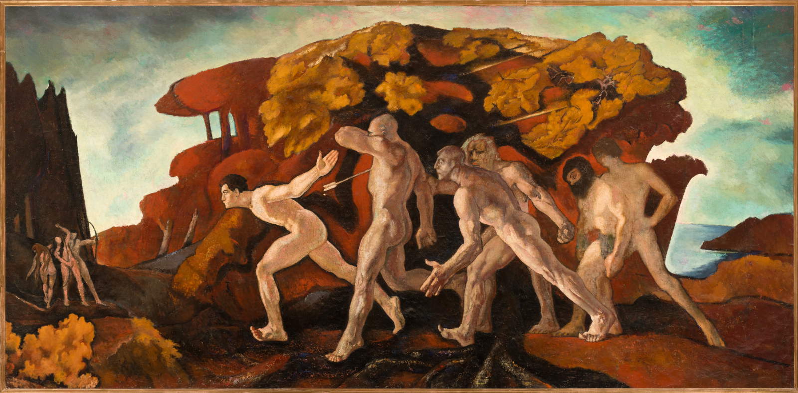 Anselmo Bucci, I Maschi (1911-1924; Fossombrone, Council Chamber).