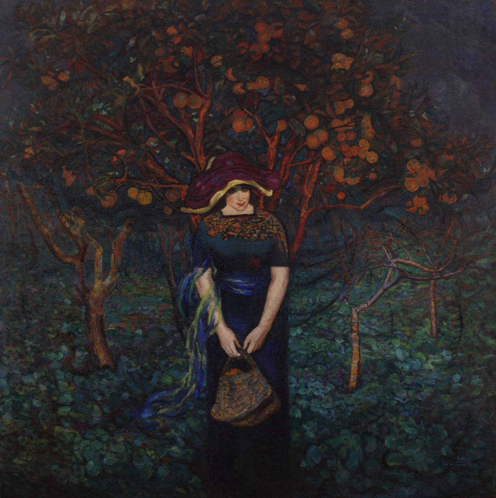 Anselmo Bucci, Winter on the Riviera (1912; Private collection). Courtesy of M.M.M. Contemporary Art, Monza