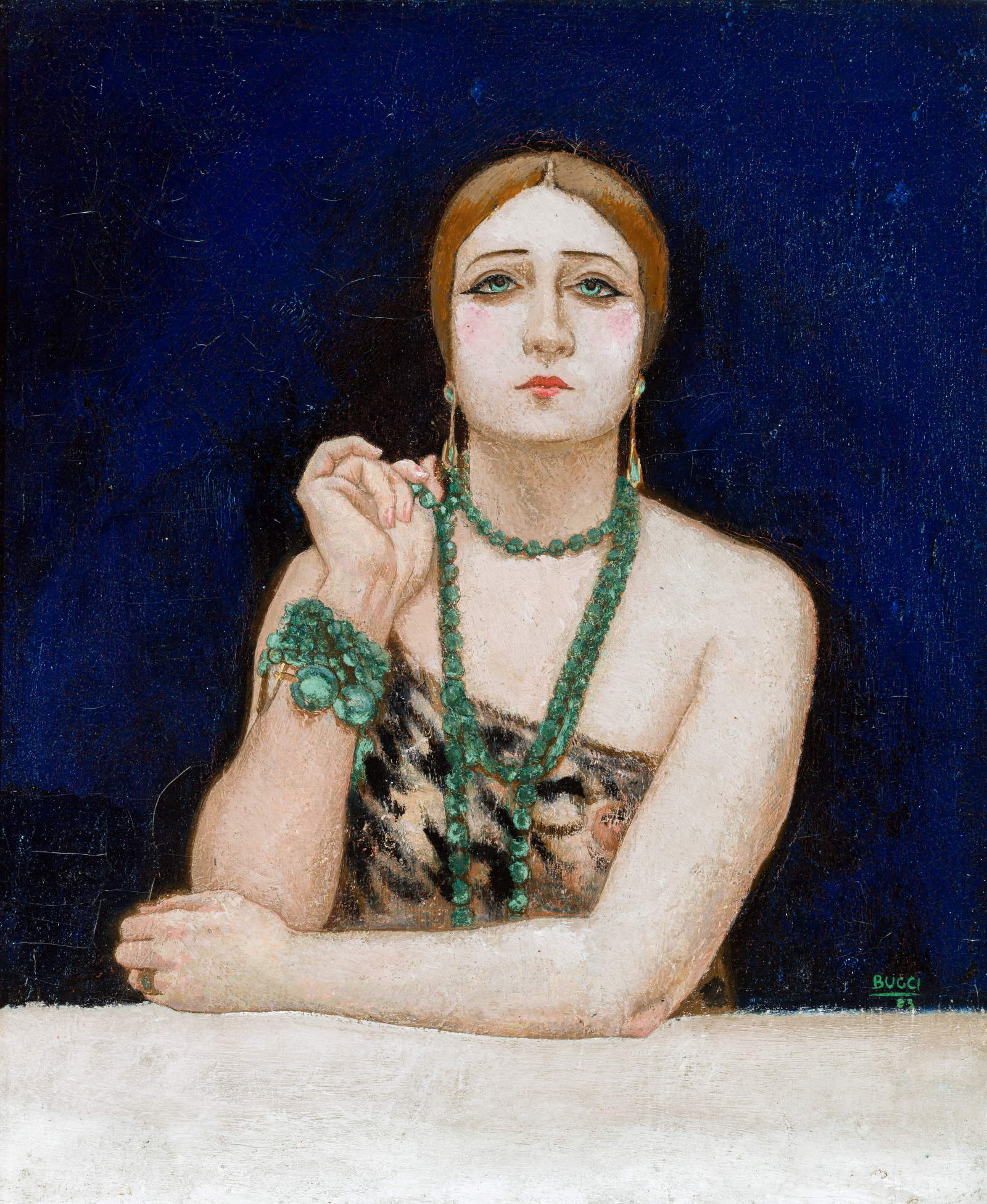 Anselmo Bucci, Rosa Rodrigo (La Bella) (1923-1925; Private collection). Courtesy of M.M.M. Contemporary Art, Monza