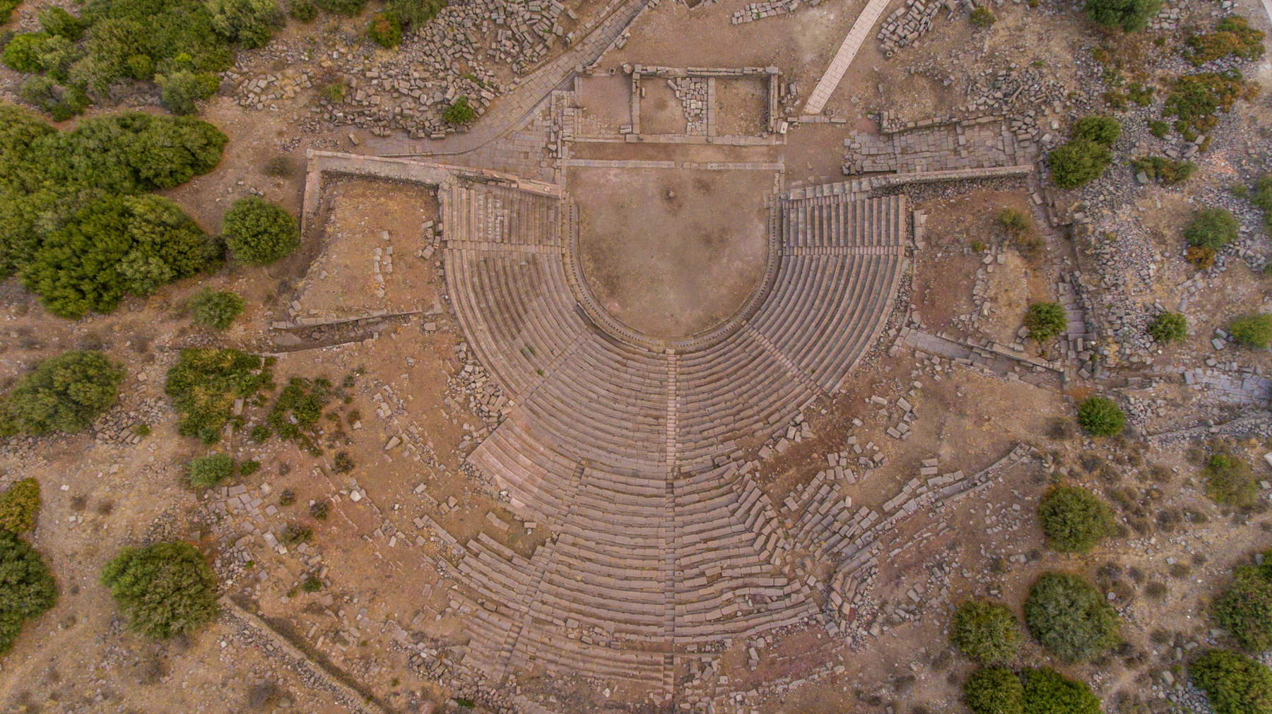 Antica citt&agrave; di Troia a &Ccedil;anakkale. Foto: T&uuml;rkiye Turizm ve Tanıtım Geliştirme Ajansı (&ldquo;TGA&rdquo;)