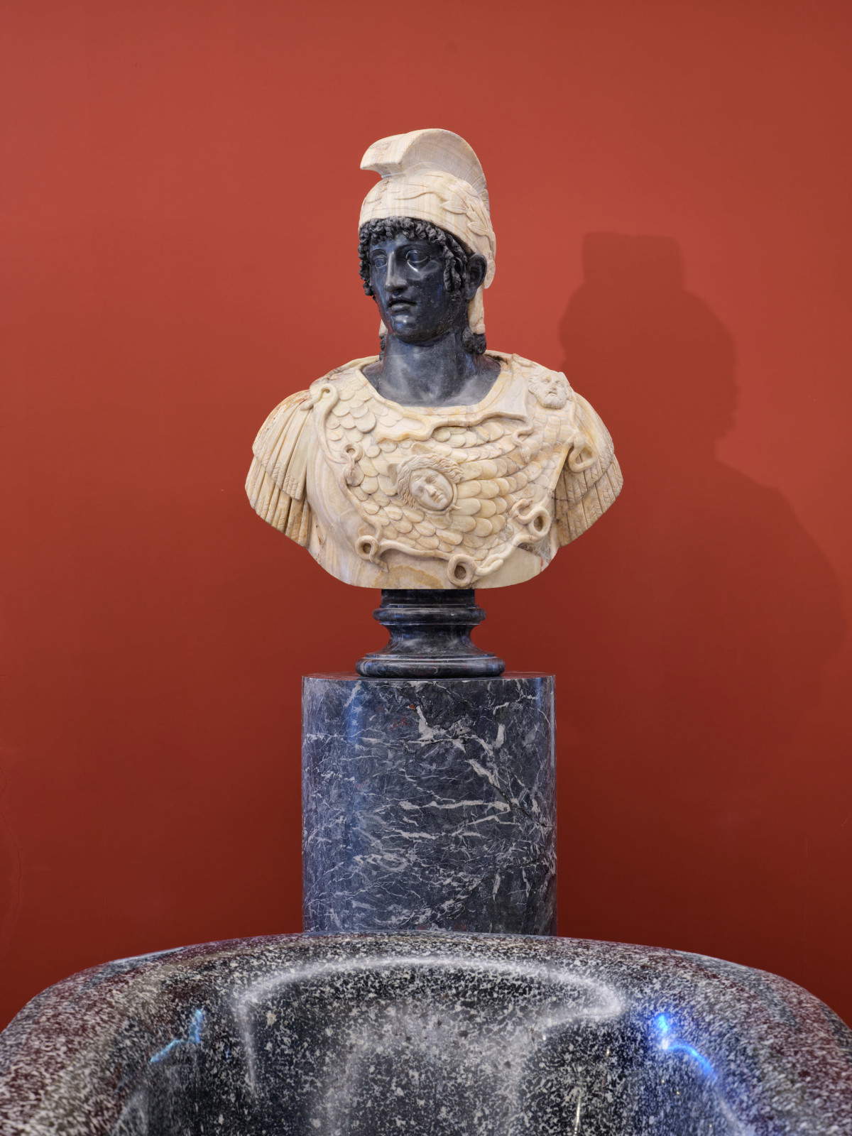 Aménagements de Marmora Romana. Antiquarium de la Villa Albani Torlonia. Photo : Agostino Osio &copy;Fondation Torlonia