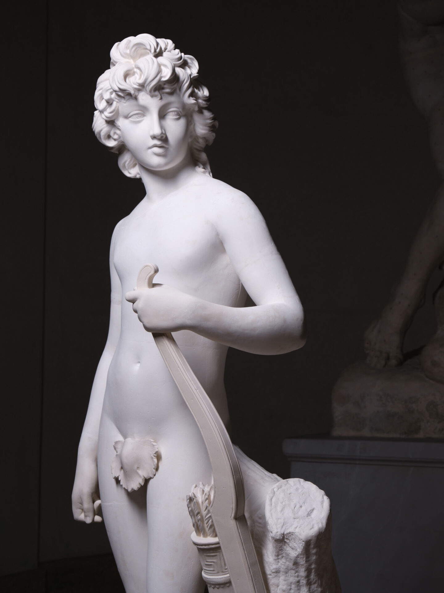 Antonio Canova, Il Principe Henryk Lubomirski come Amore, gesso originale (1785-1787 circa; gesso; Possagno, Museo Gypsotheca Antonio Canova). Foto: Lino Zanesco