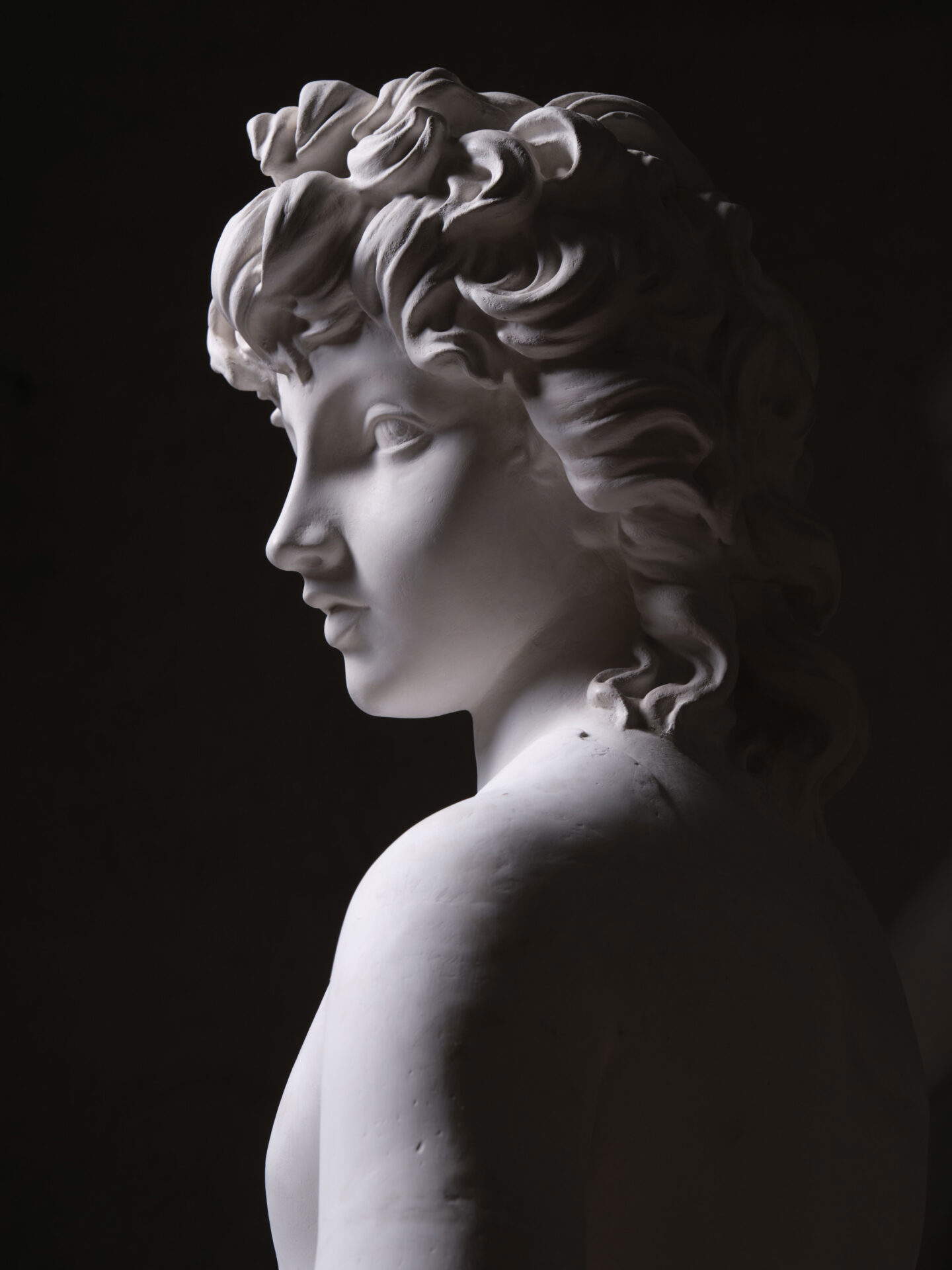 Antonio Canova, Il Principe Henryk Lubomirski come Amore, gesso originale (1785-1787 circa; gesso; Possagno, Museo Gypsotheca Antonio Canova). Foto: Lino Zanesco