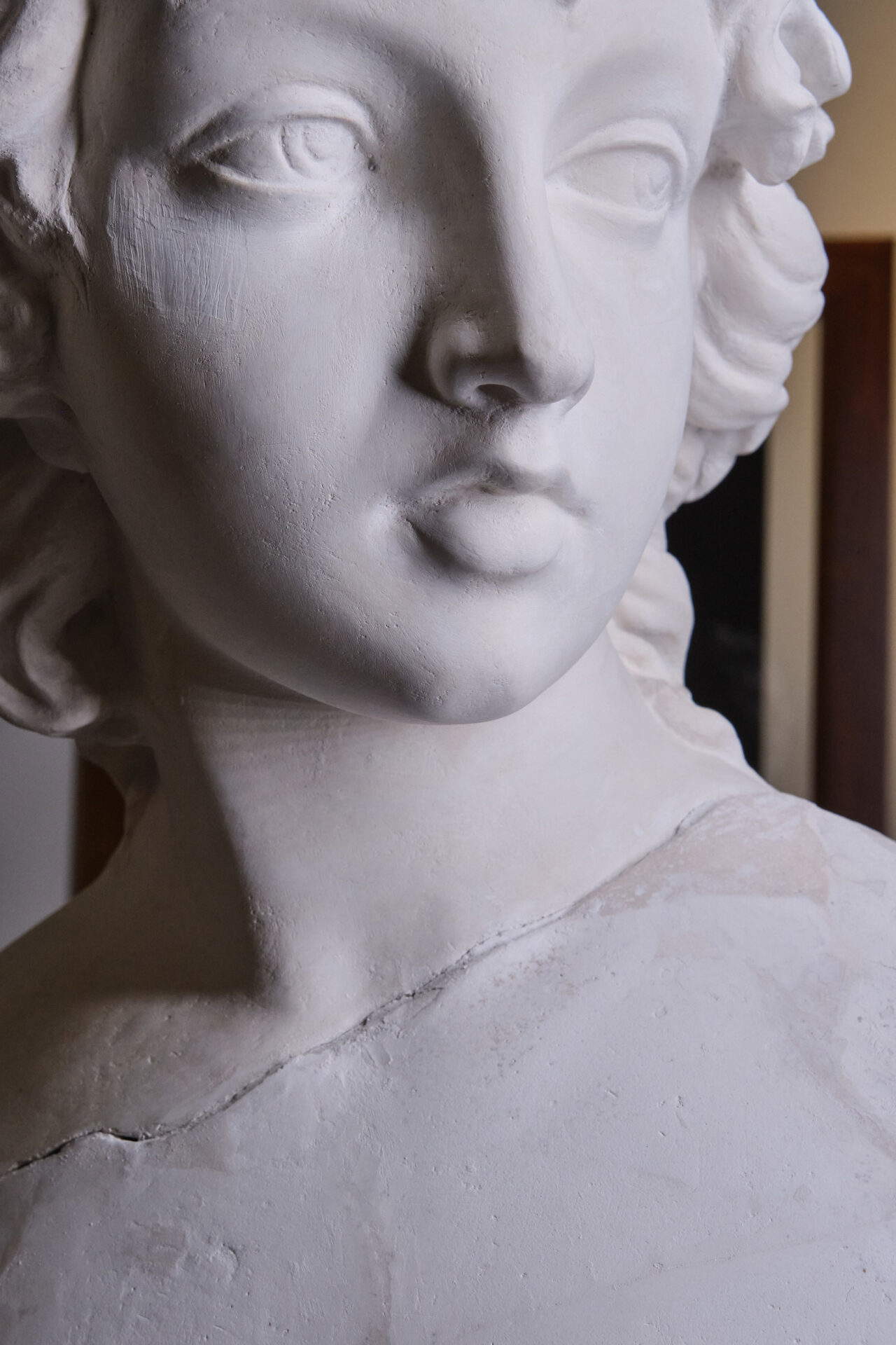 Antonio Canova, Il Principe Henryk Lubomirski come Amore, gesso originale (1785-1787 circa; gesso; Possagno, Museo Gypsotheca Antonio Canova). Foto: Lino Zanesco