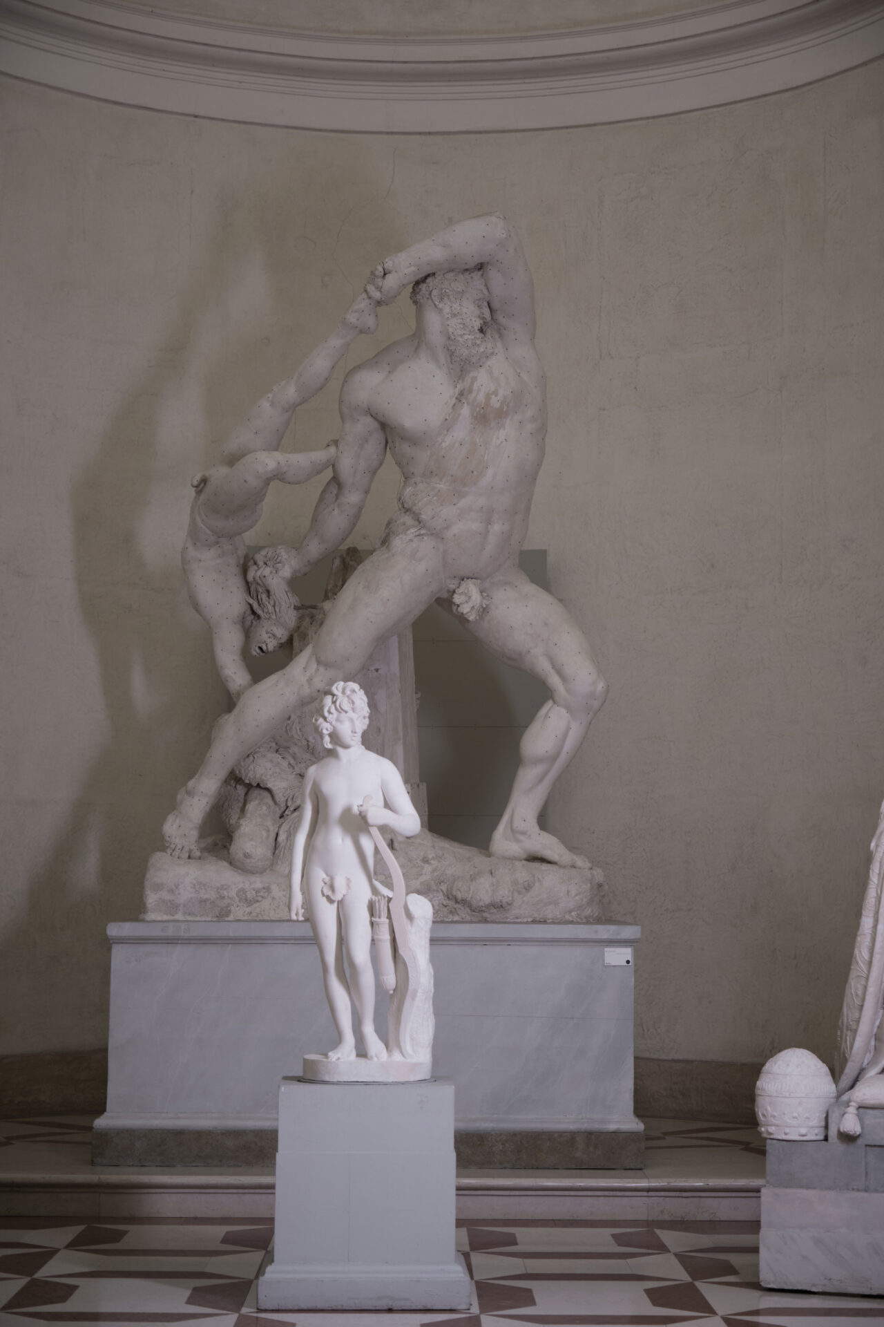 Antonio Canova, Il Principe Henryk Lubomirski come Amore, gesso originale (1785-1787 circa; gesso; Possagno, Museo Gypsotheca Antonio Canova). Foto: Lino Zanesco
