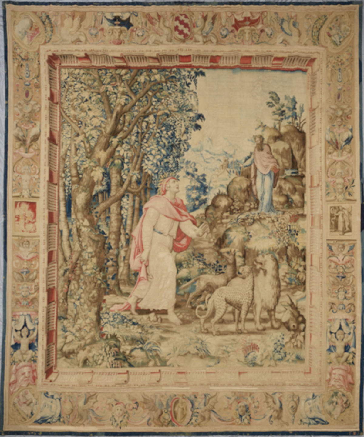 The Meeting of Dante and Virgil (1546-49; wool, silk, tapestry weaving). Courtesy of the Minneapolis Institute of Art Mia.