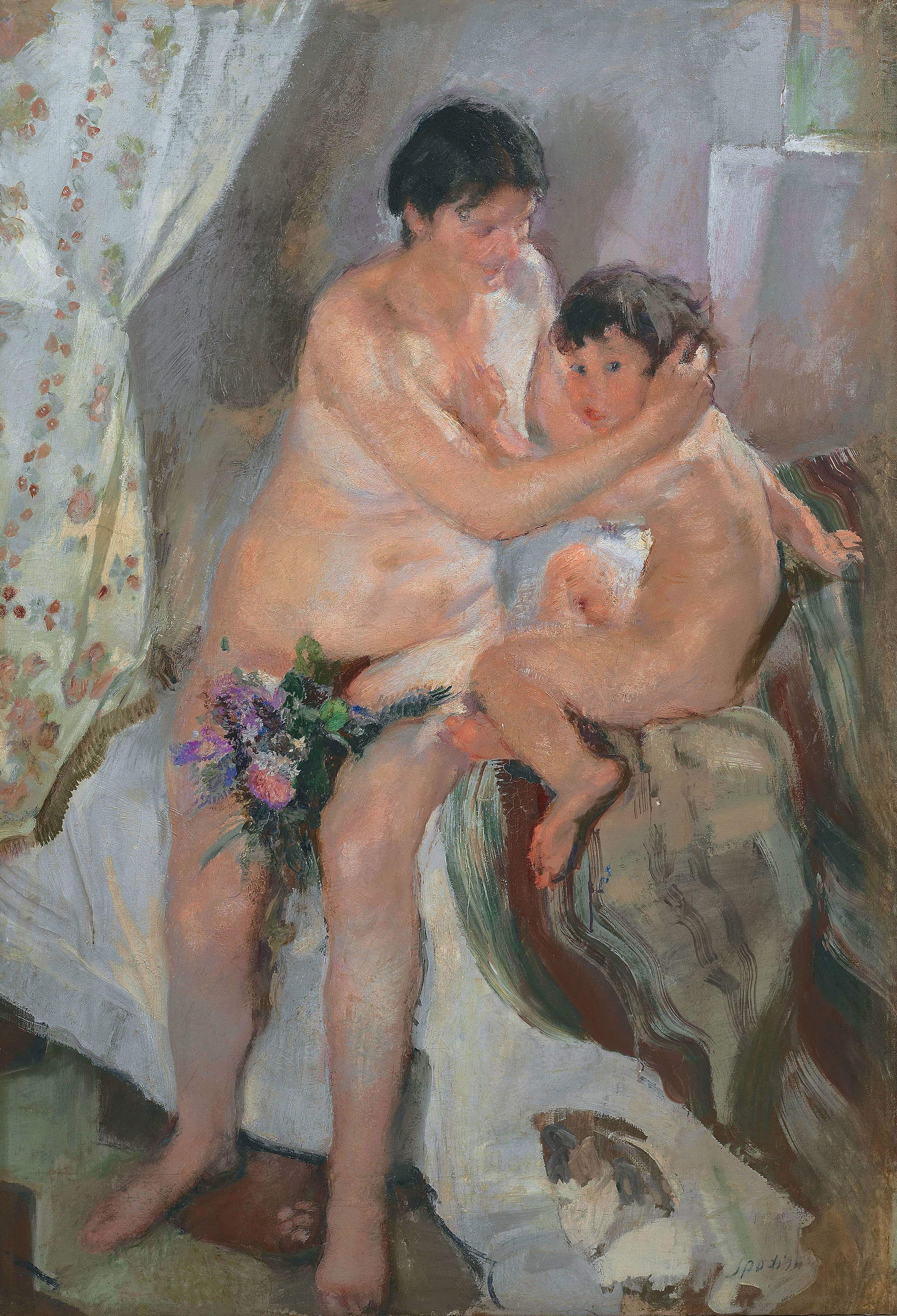 Armando Spadini, Morning (1918; oil on canvas, 152 x 107 cm; Mantua, Gallery of Modern Art)