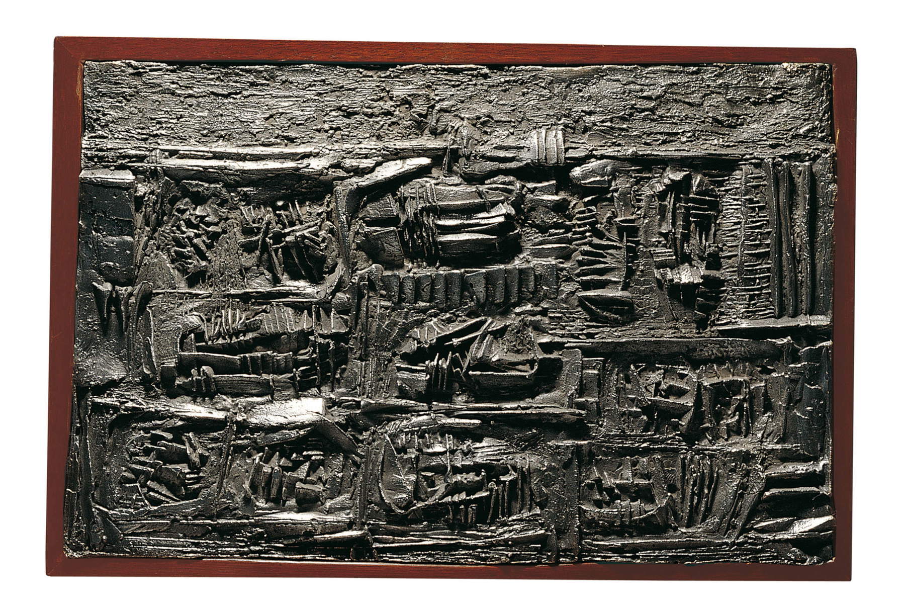 Arnaldo Pomodoro, „Tavola dei segni“, II (1957; Fondazione Arnaldo Pomodoro)