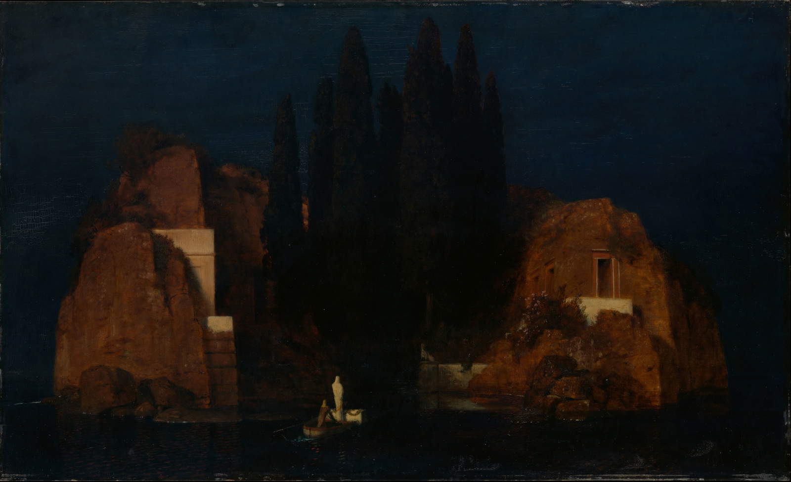 Arnold B&ouml;cklin, L'Isola dei Morti (New York, The Metropolitan Museum of Art, Reisinger Fund, 1926 (26.90))