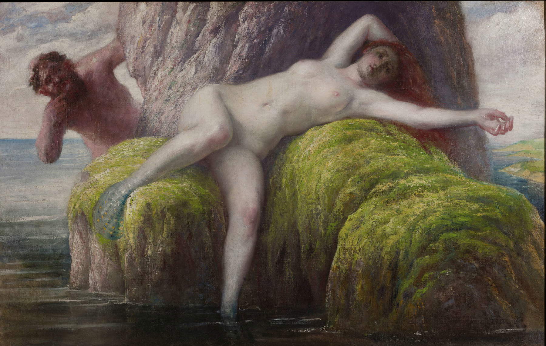 Arnold und Carlo Bocklin, Triton und Nereide (1901; Sammlung Gonnelli)