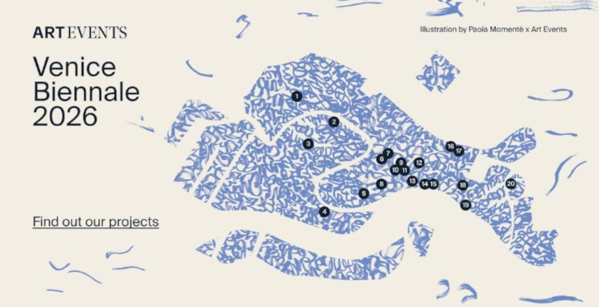 Art Events ilumina la Bienal de Venecia 2026 con una red mundial de proyectos