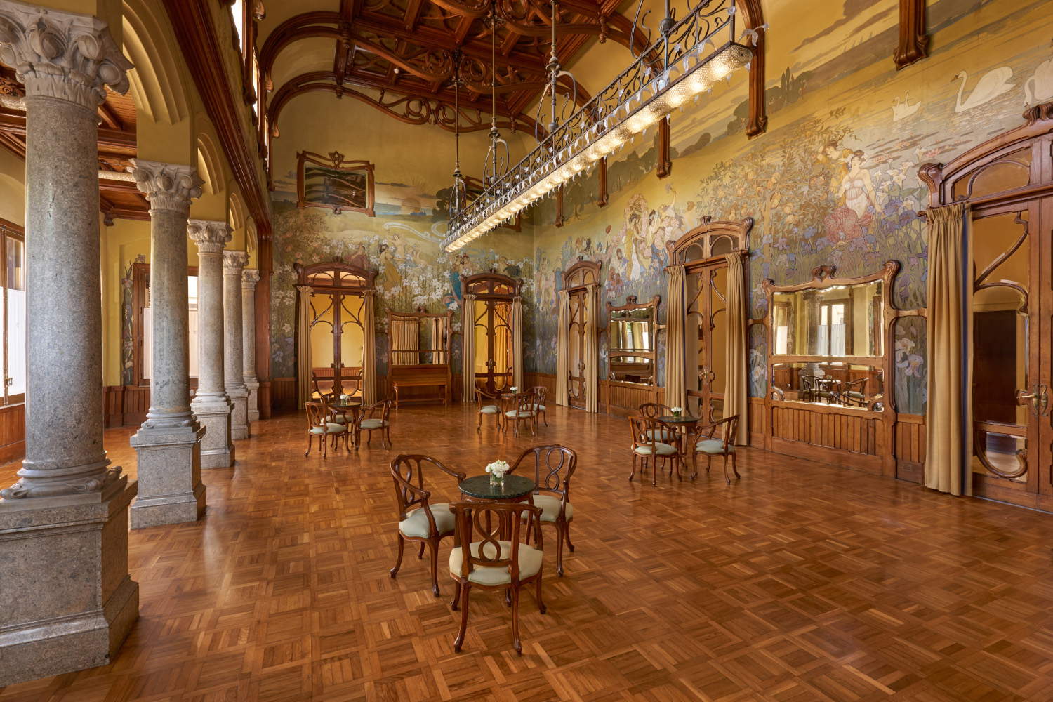 Villa Igiea in Palermo, Basile Hall. Photo: JRFH