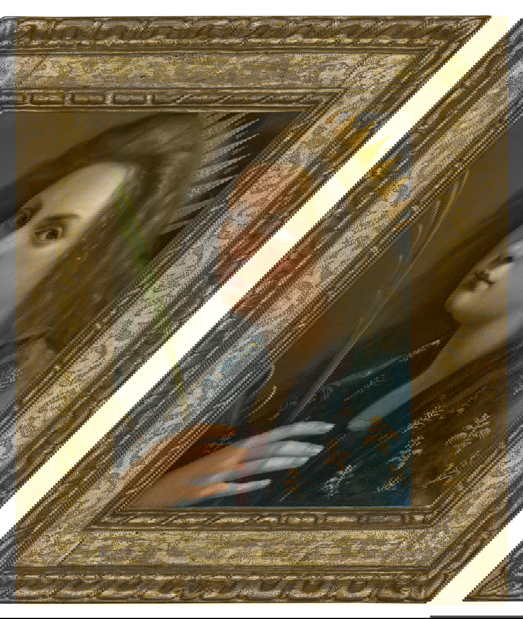 Artemisia Gentileschi, Selbstbildnis als Heilige Katharina von Alexandrien (um 1615; Öl auf Tafel, 32,3 x 24,6 cm)