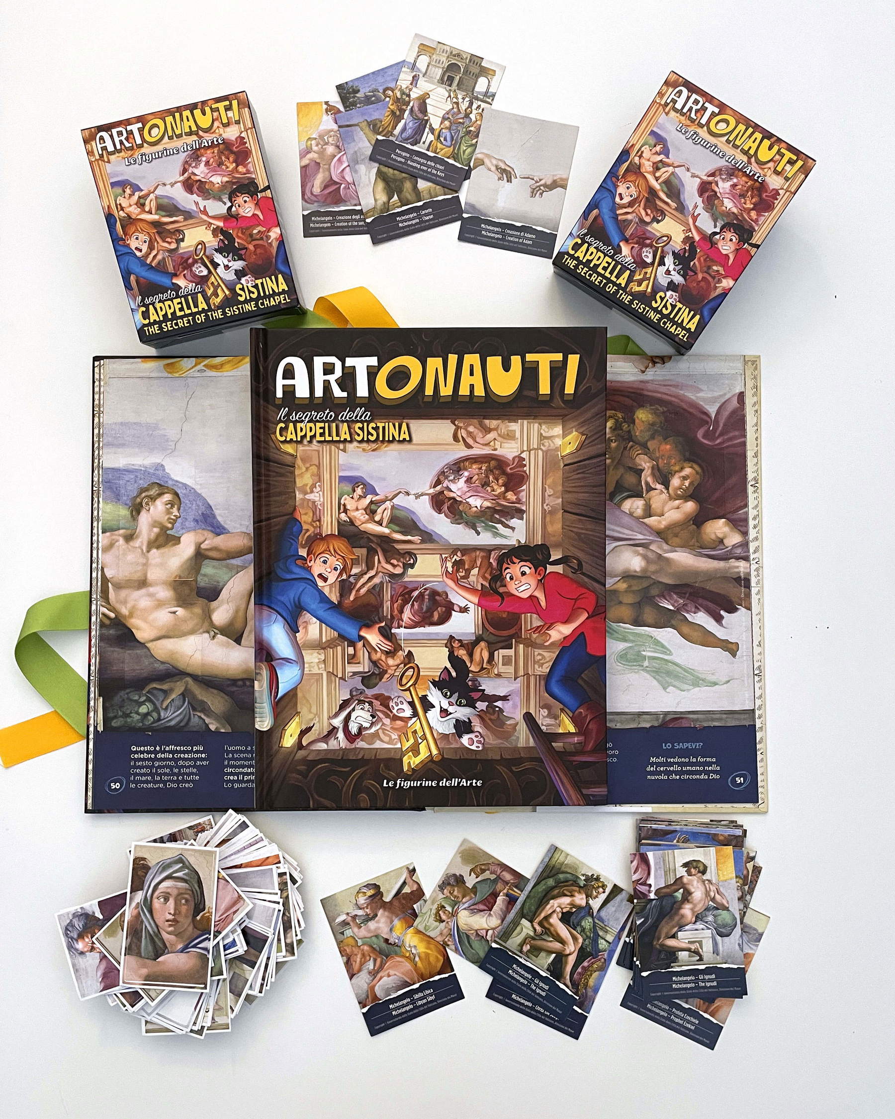 Álbum de cromos «Artonauti»: El secreto de la Capilla Sixtina