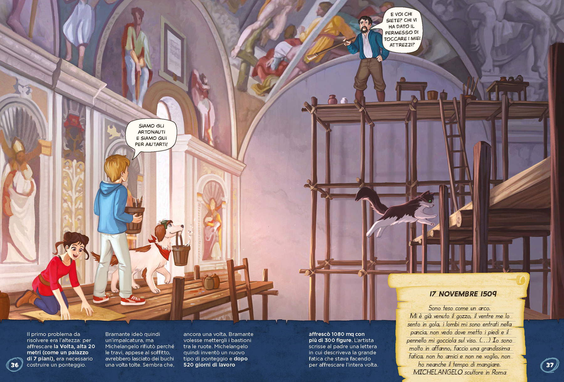 Álbum de cromos «Artonauti»: El secreto de la Capilla Sixtina