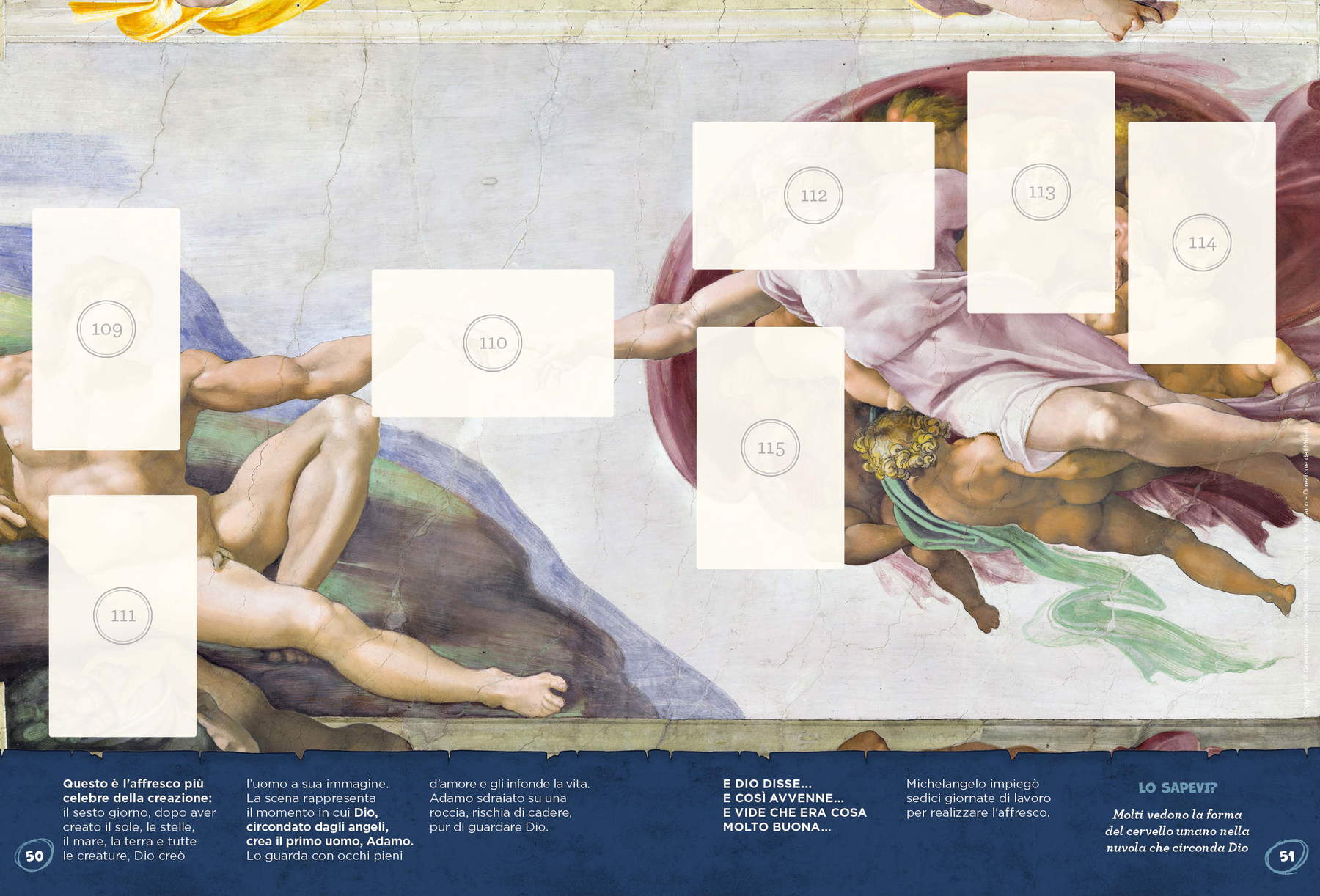 Álbum de cromos «Artonauti»: El secreto de la Capilla Sixtina