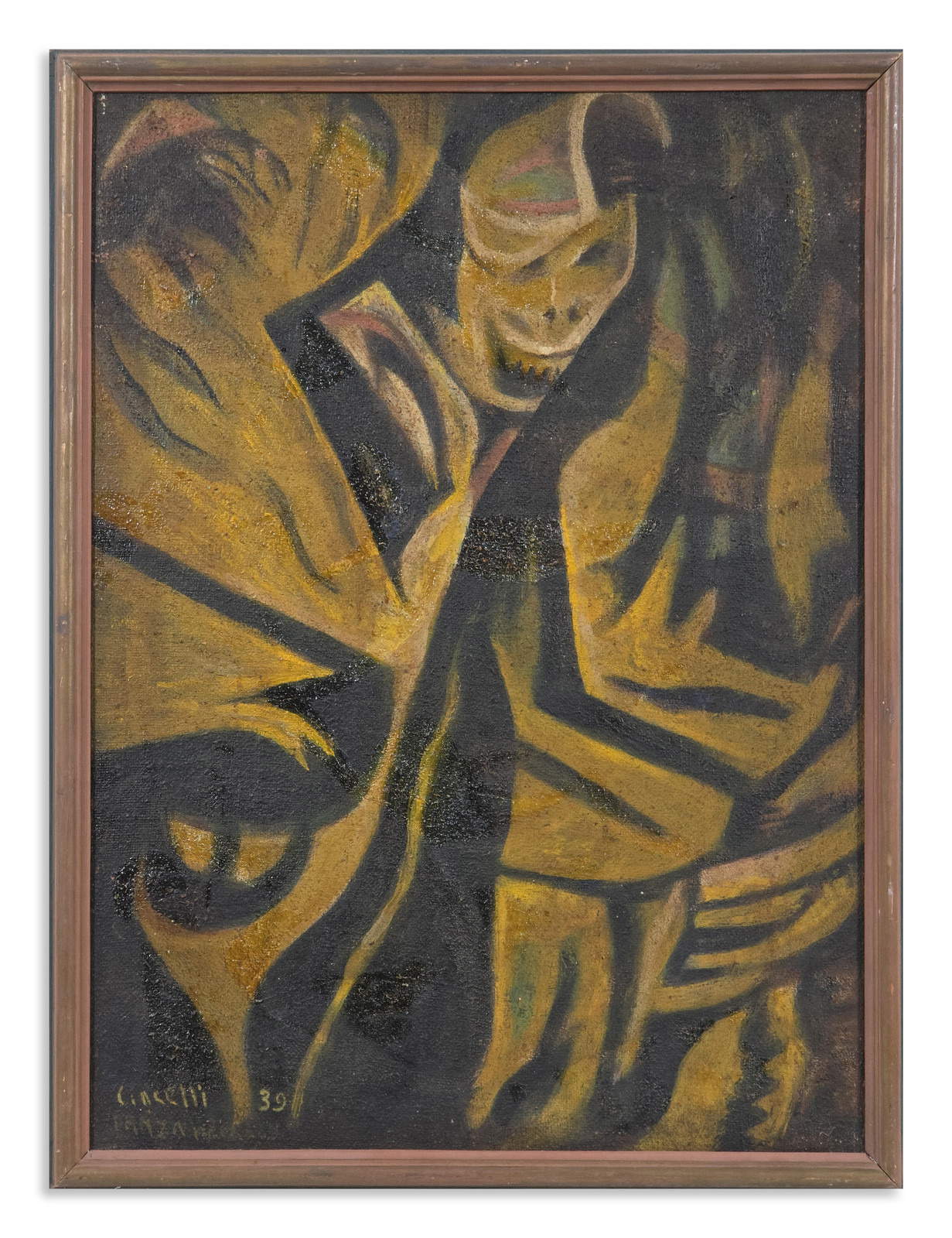 Arturo Ciacelli, Danza Macabra (1939; olio su tela, 90 x 67 cm). Foto: Casa d&rsquo;Aste Capitolium Art