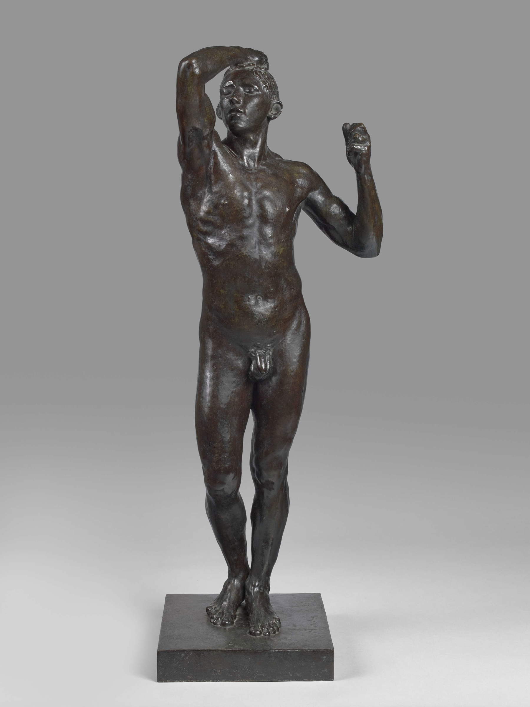 Auguste Rodin, L'&Acirc;ge d'airain (1903–1904; Bronze, 105 × 38 × 32,5 cm; Paris, Mus&eacute;e Rodin) &copy; Mus&eacute;e Rodin. Foto: Herv&eacute; Lewandowski
