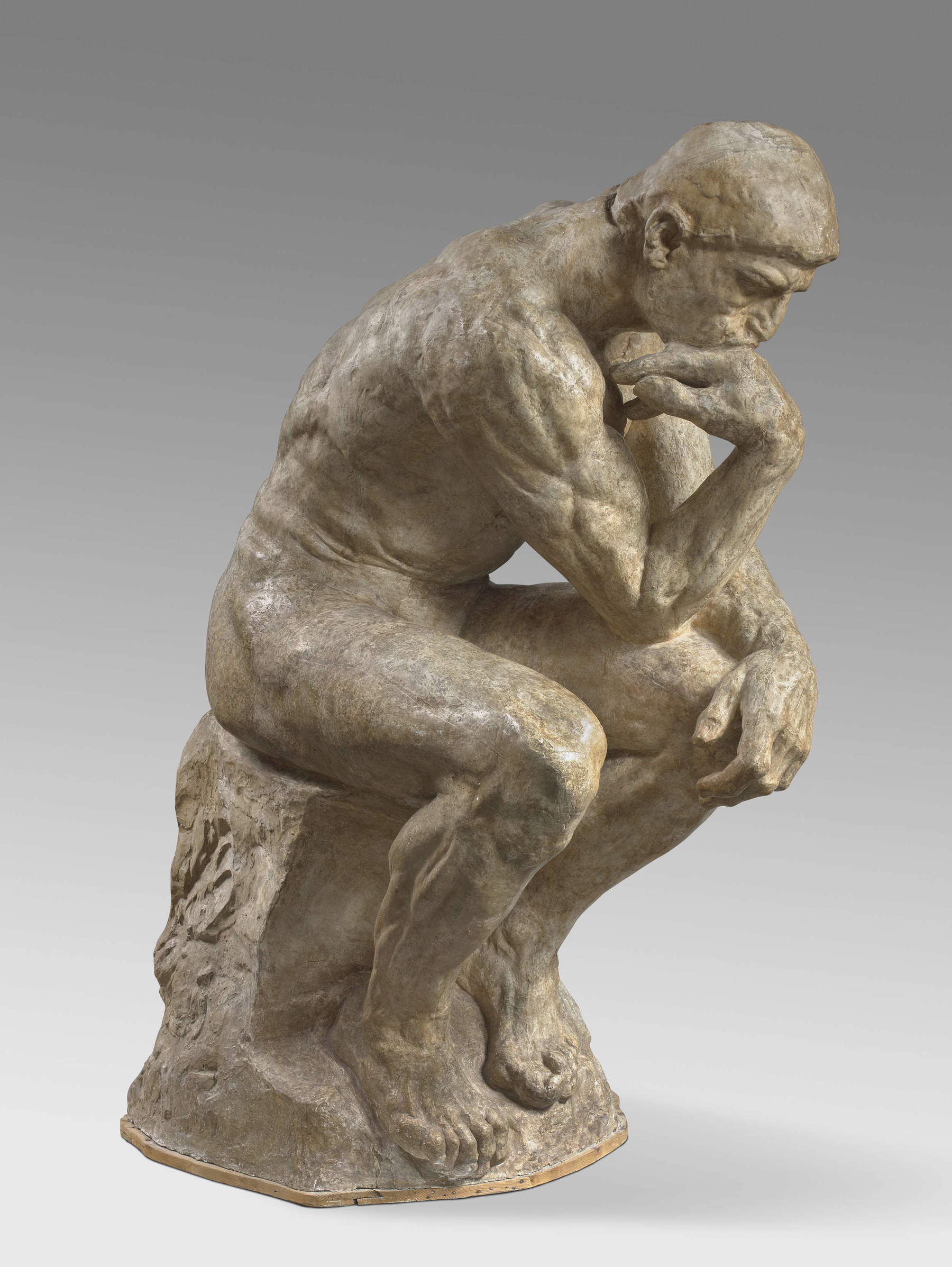Auguste Rodin, „Penseur Monumental“ (1903; Gips, 182 x 108 x 141 cm; Paris, Mus&eacute;e Rodin) &copy; Mus&eacute;e Rodin. Foto: Herv&eacute; Lewandowski