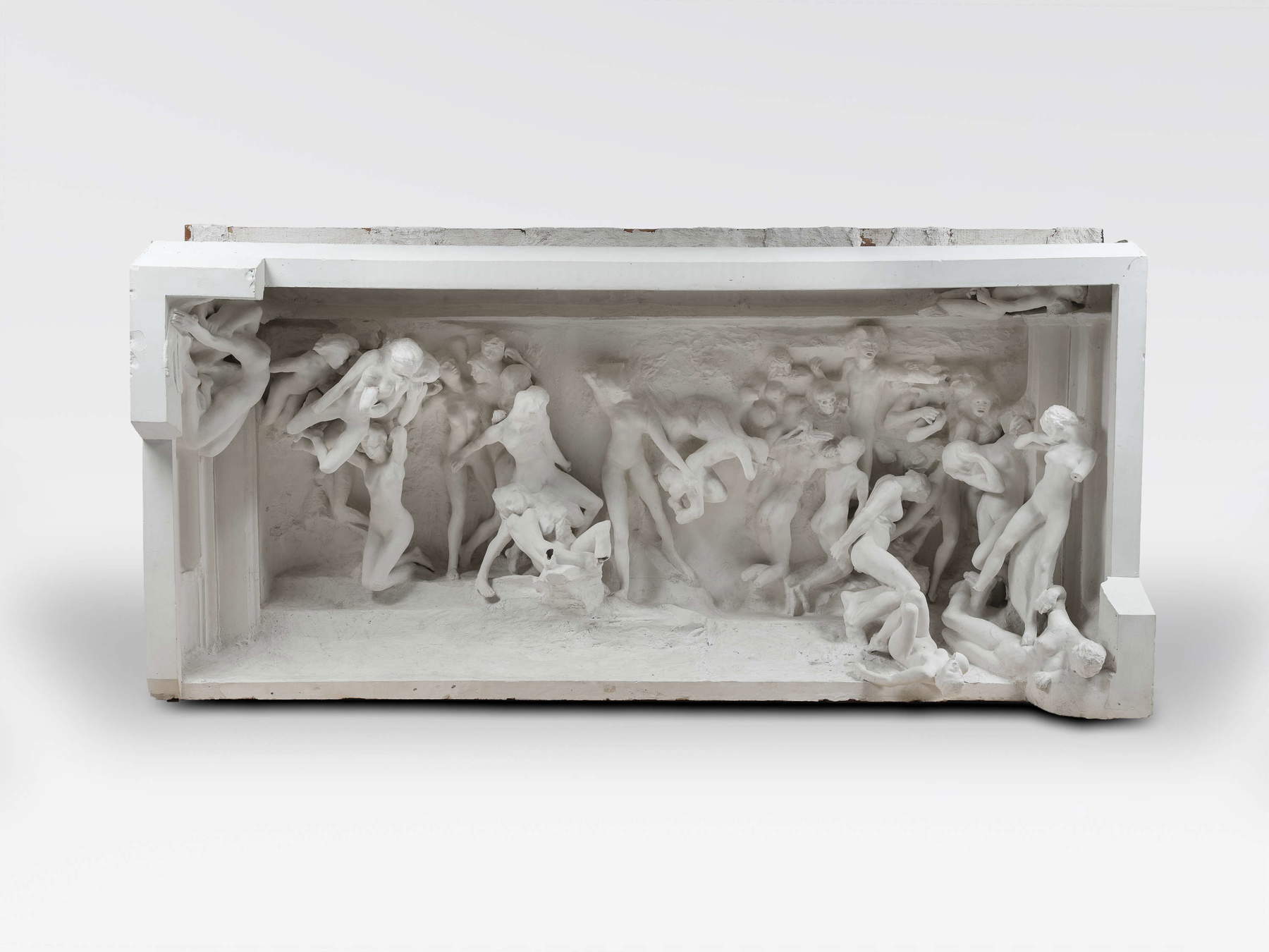 Auguste Rodin, Tympanon des „Tors zur Hölle“ (1888–1889; Gips, 128,5 × 258 × 86 cm; Paris, Mus&eacute;e Rodin) &copy; Agence Photographique du Mus&eacute;e Rodin – J&eacute;rôme Manoukian