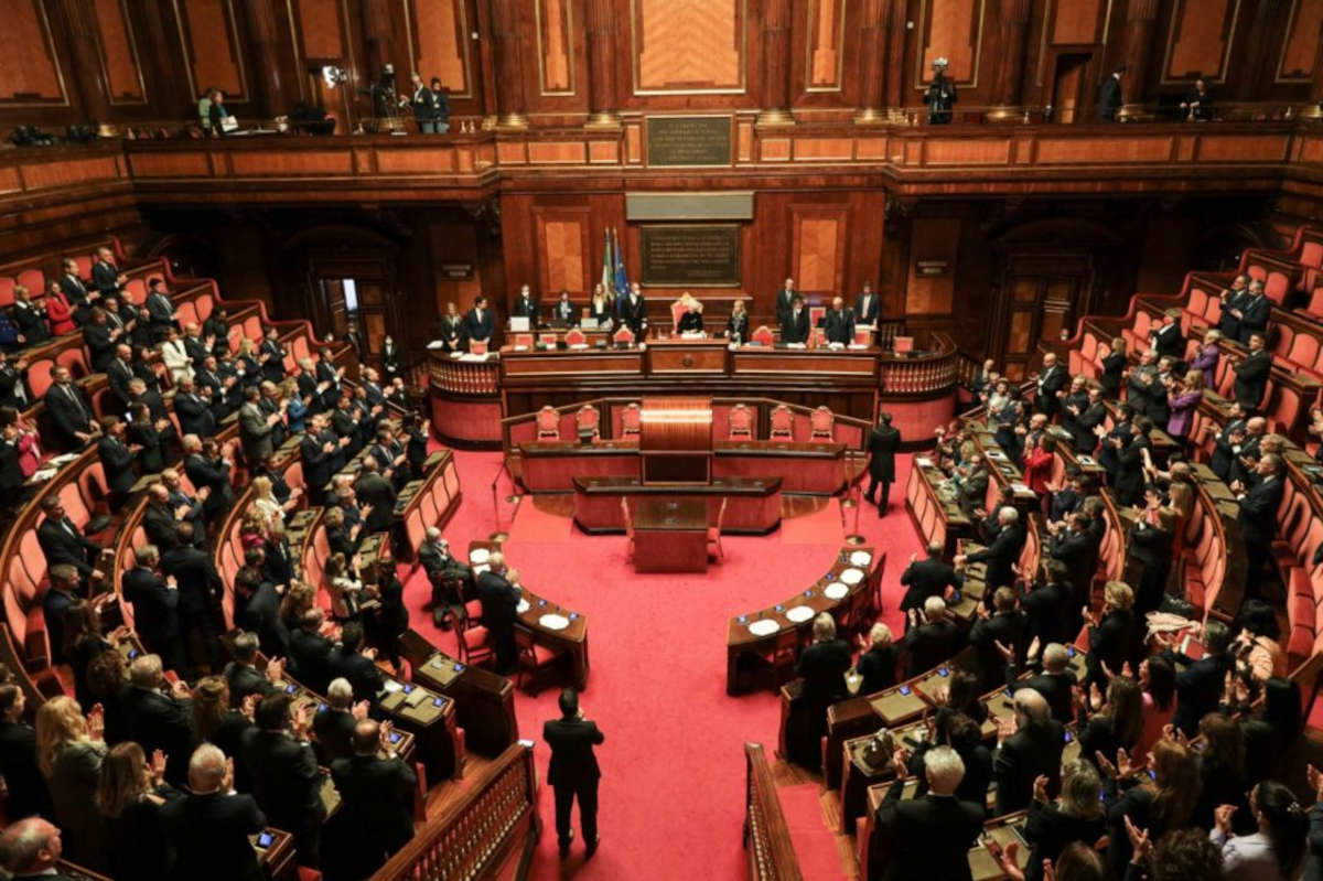 Senate Chamber. Photo: Senate of the Italian Republic.