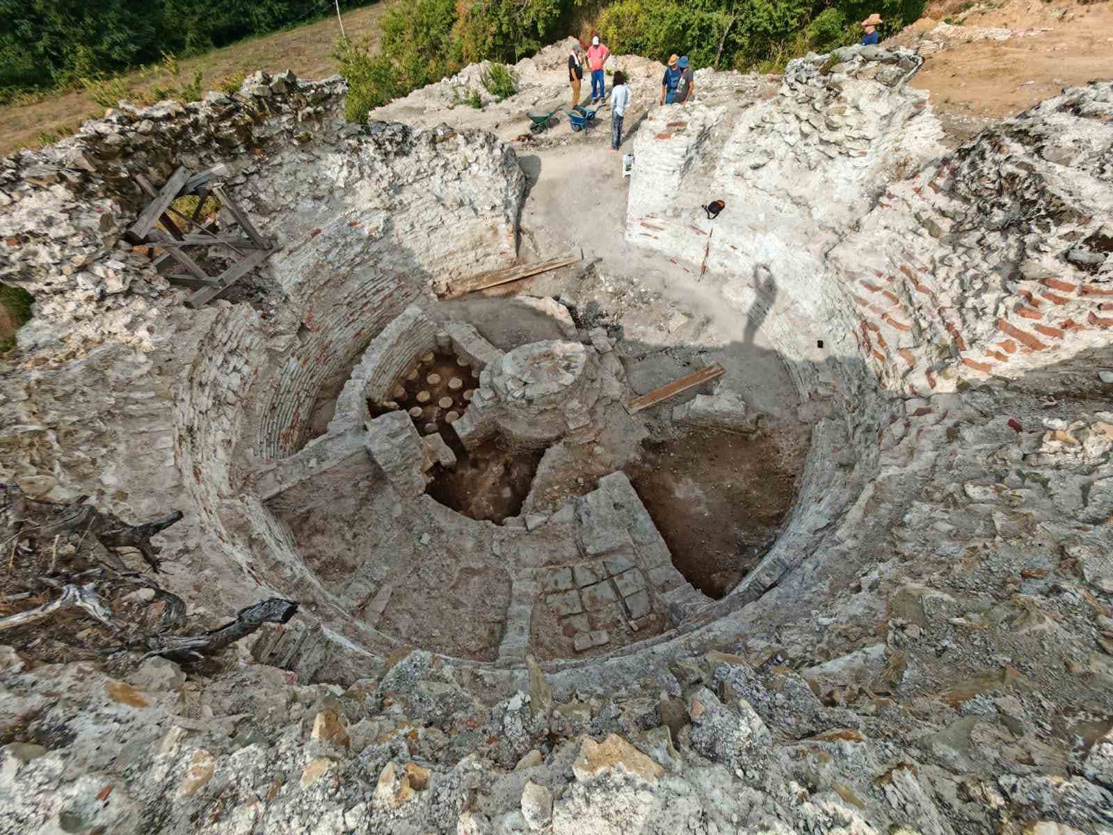 The open-air bath discovered at &Scaron;arkamen. Photo: Krajina Museum