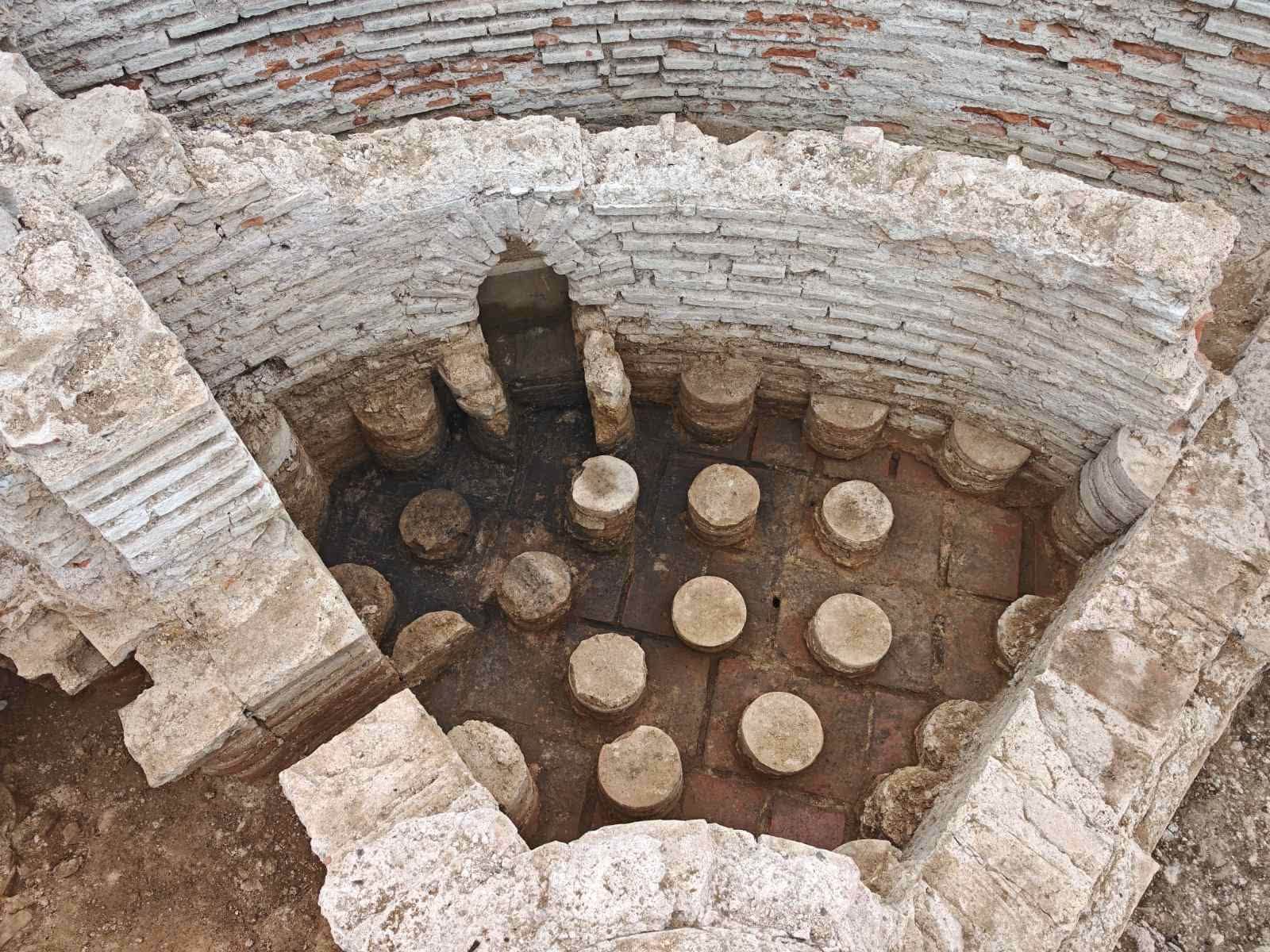 The open-air bath discovered at &Scaron;arkamen. Photo: Krajina Museum