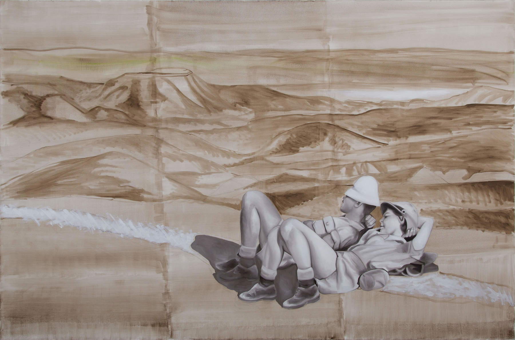 Barbara Nahmad, «Dead Sea» (2015; 170 x 250 cm)