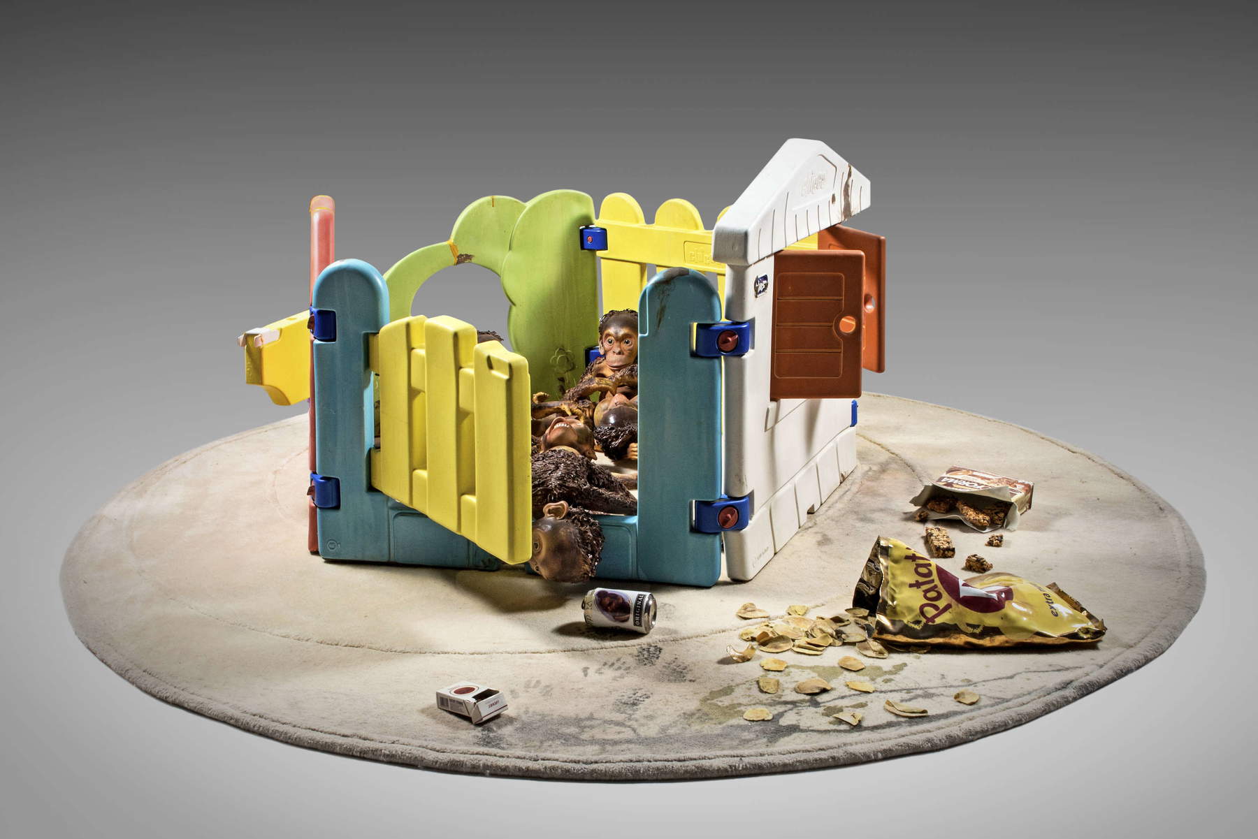 Bertozzi &amp; Casoni, Chicco House (2005; polychrome ceramic, 80 x 230 cm). By permission of ABC-ARTE Genoa-Milan, Copyright Bertozzi &amp; Casoni