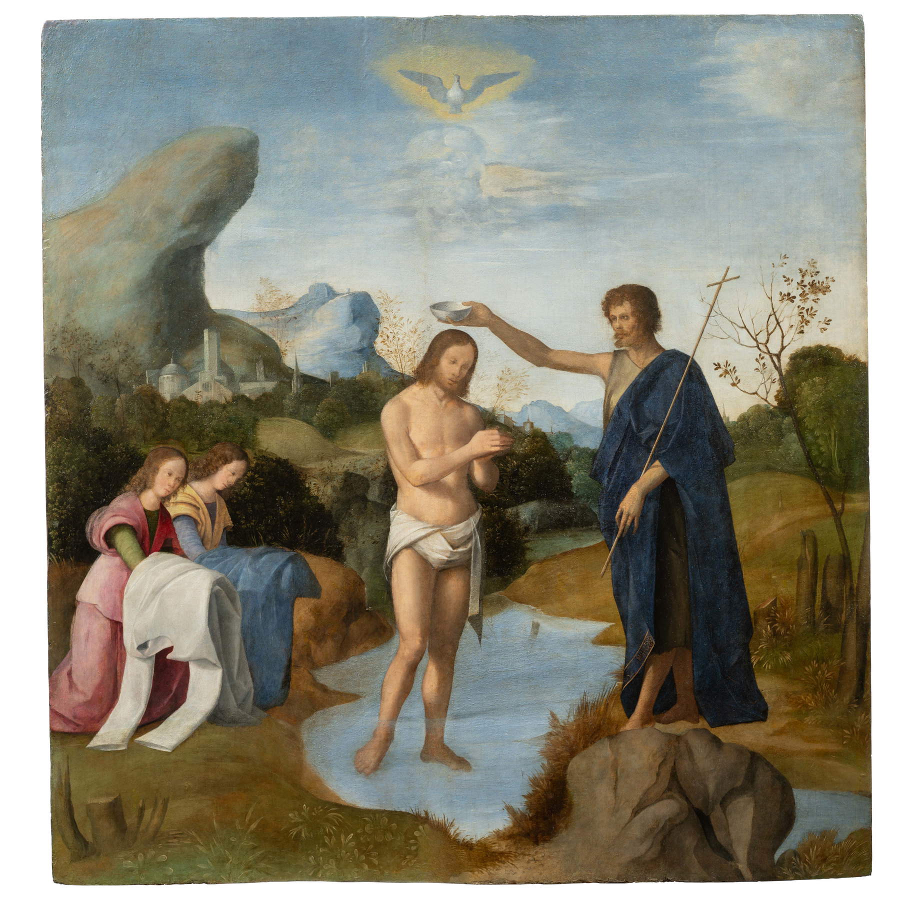 Boccaccio Boccaccino, Die Taufe Christi (Privatsammlung)
