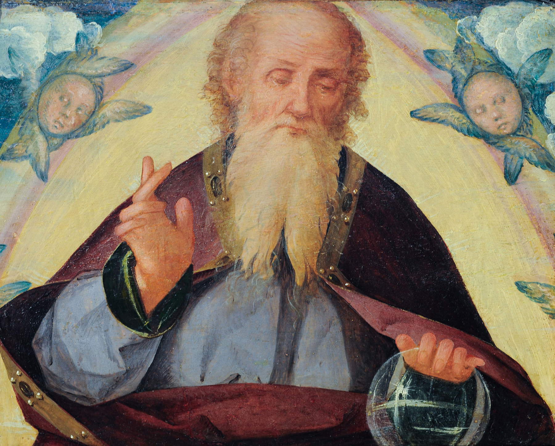 Boccaccio Boccaccino, der segnende Gottvater (Stiftung Giulini Giannotti)