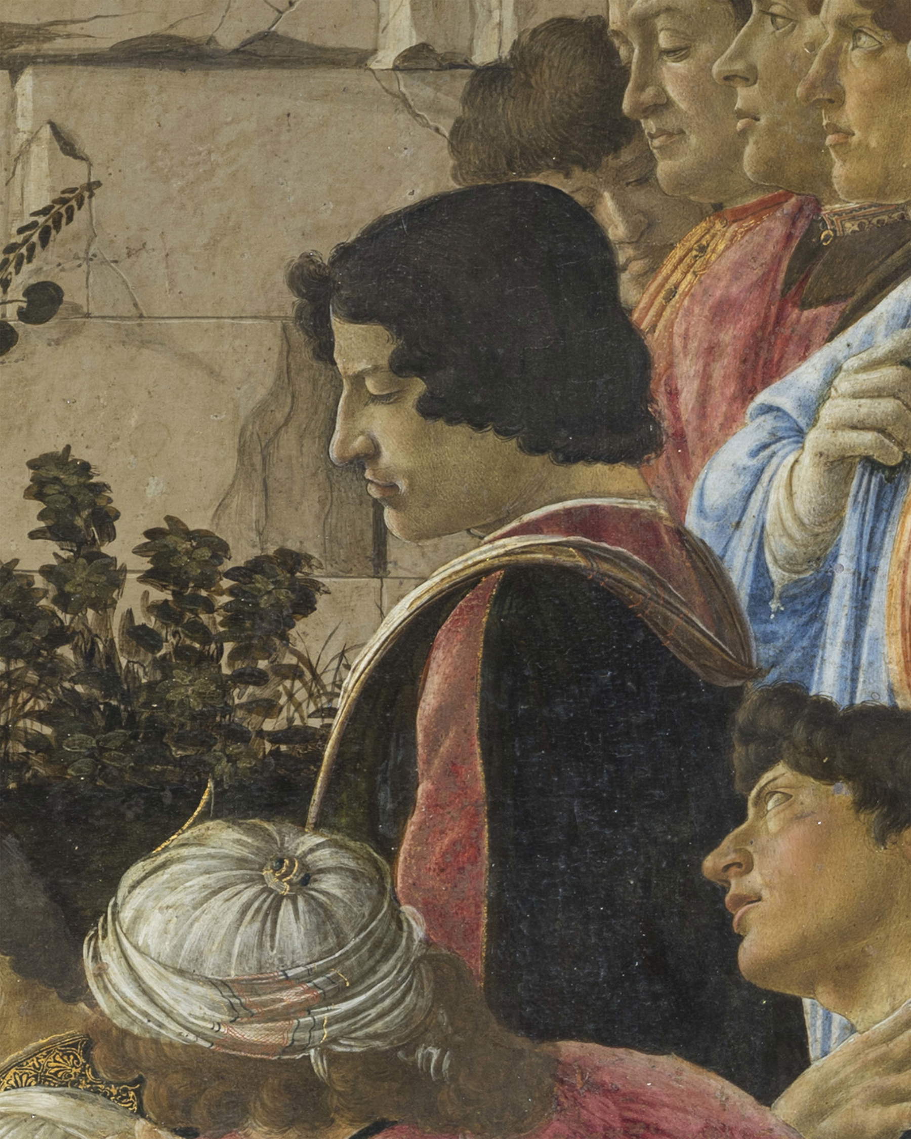 Alessandro Filipepi, known as Botticelli, *Adoration of the Magi* (1470–1475; oil tempera on wood; Florence, Uffizi Gallery)