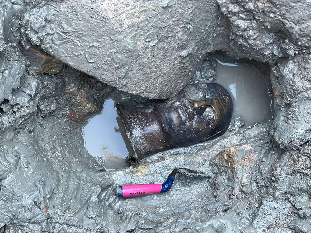 One of the bronze statues discovered in San Casciano dei Bagni (Siena) in 2021. Photo: Municipality of San Casciano dei Bagni
