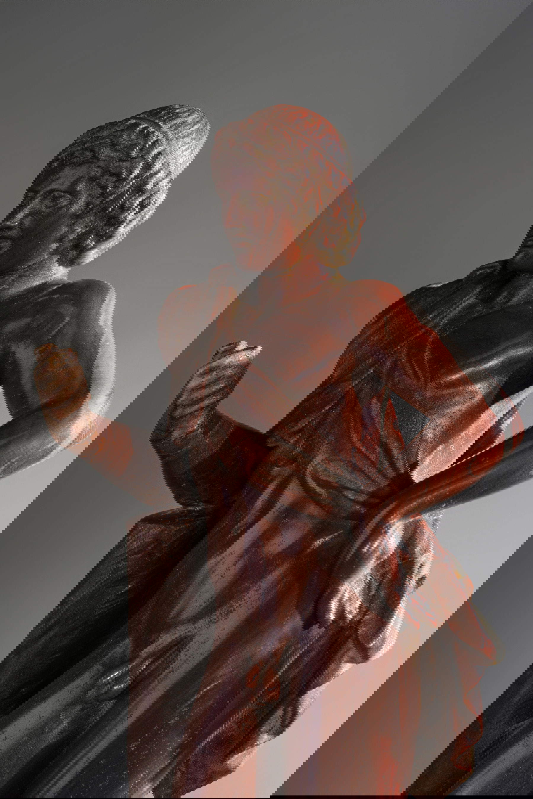 Salone Raritas Brun Fine Art. Satiro Rosso Antico Roma (XIX secolo)