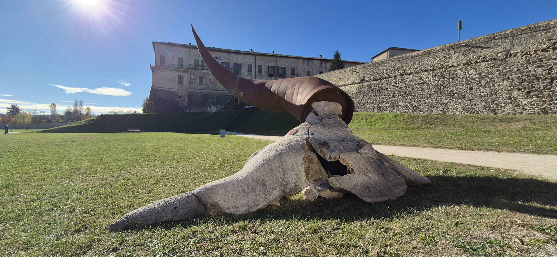 Allestimenti della mostra Racconti materici di Brunivo Buttarelli