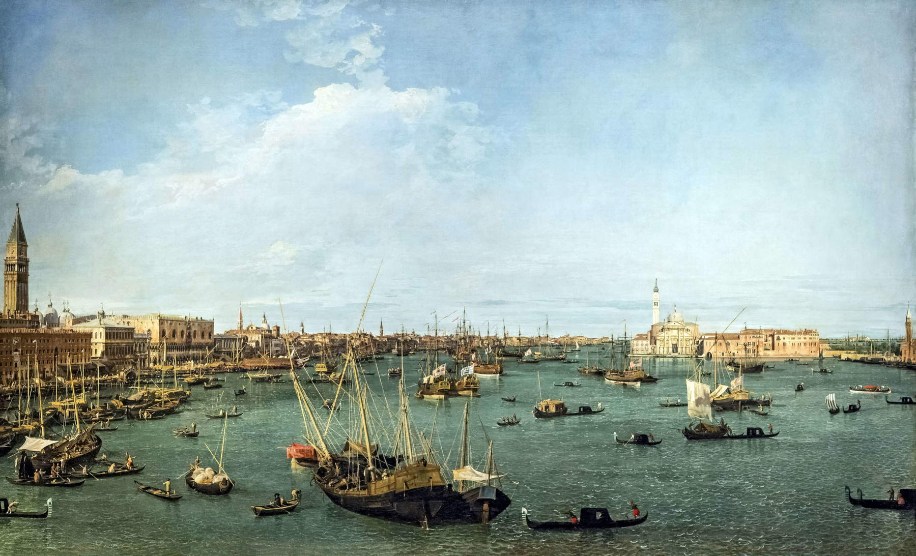 Canaletto, The Basin of San Marco (Boston, Museum of Fine Arts)