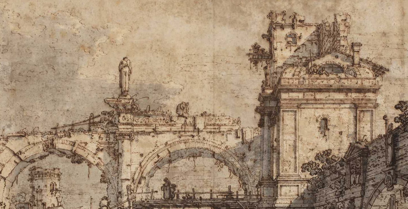 A previously unseen drawing by Canaletto resurfaces after centuries: it will be sold at auction A previously unseen drawing by Canaletto resurfaces after centuries: it will be sold at auction